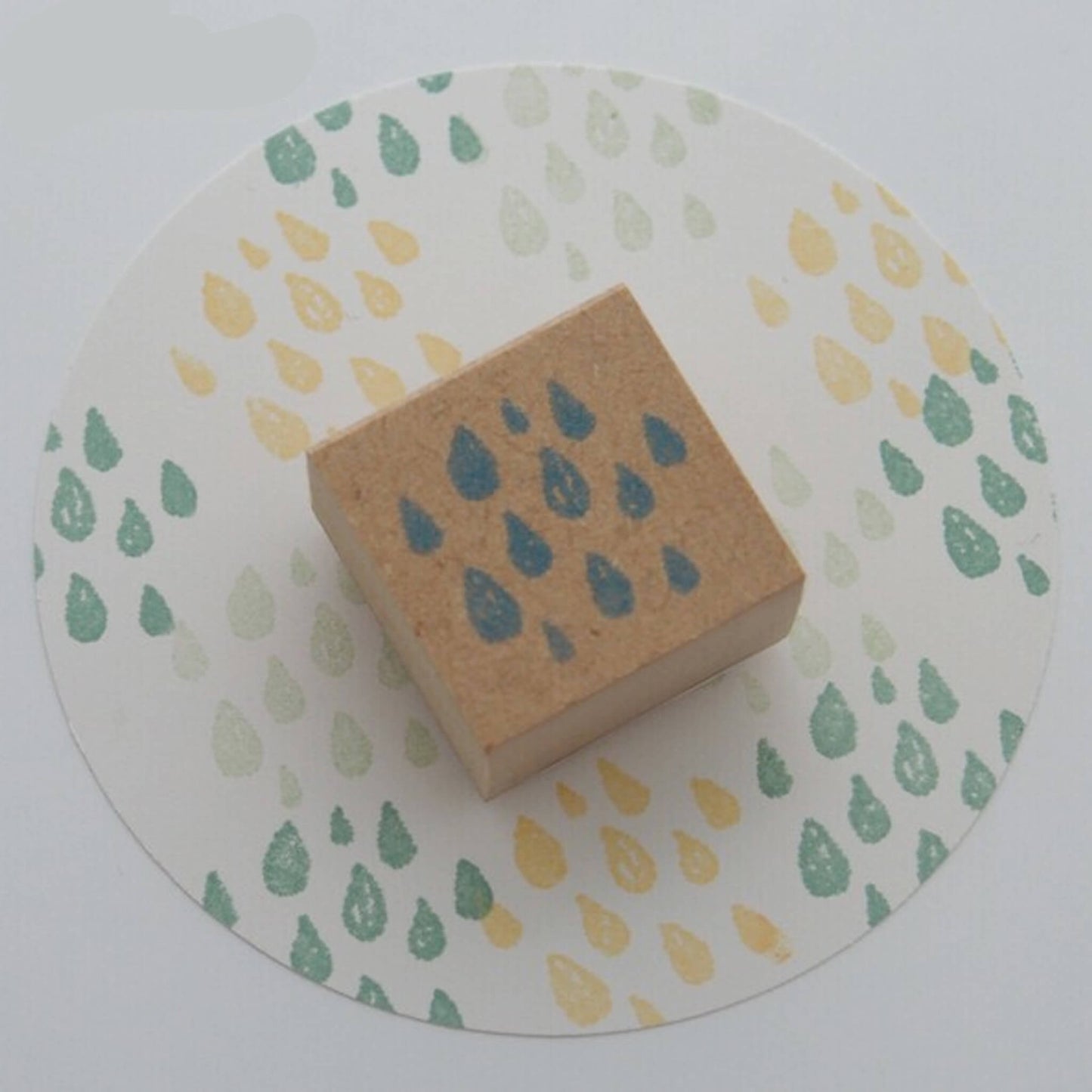 Kodomo no Kao Omekashi Stamp Series - Drop - Rubber Stamps