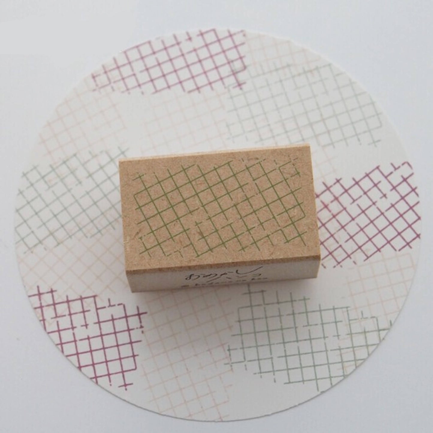 Kodomo no Kao Omekashi Stamp Series - Grid - Rubber Stamps