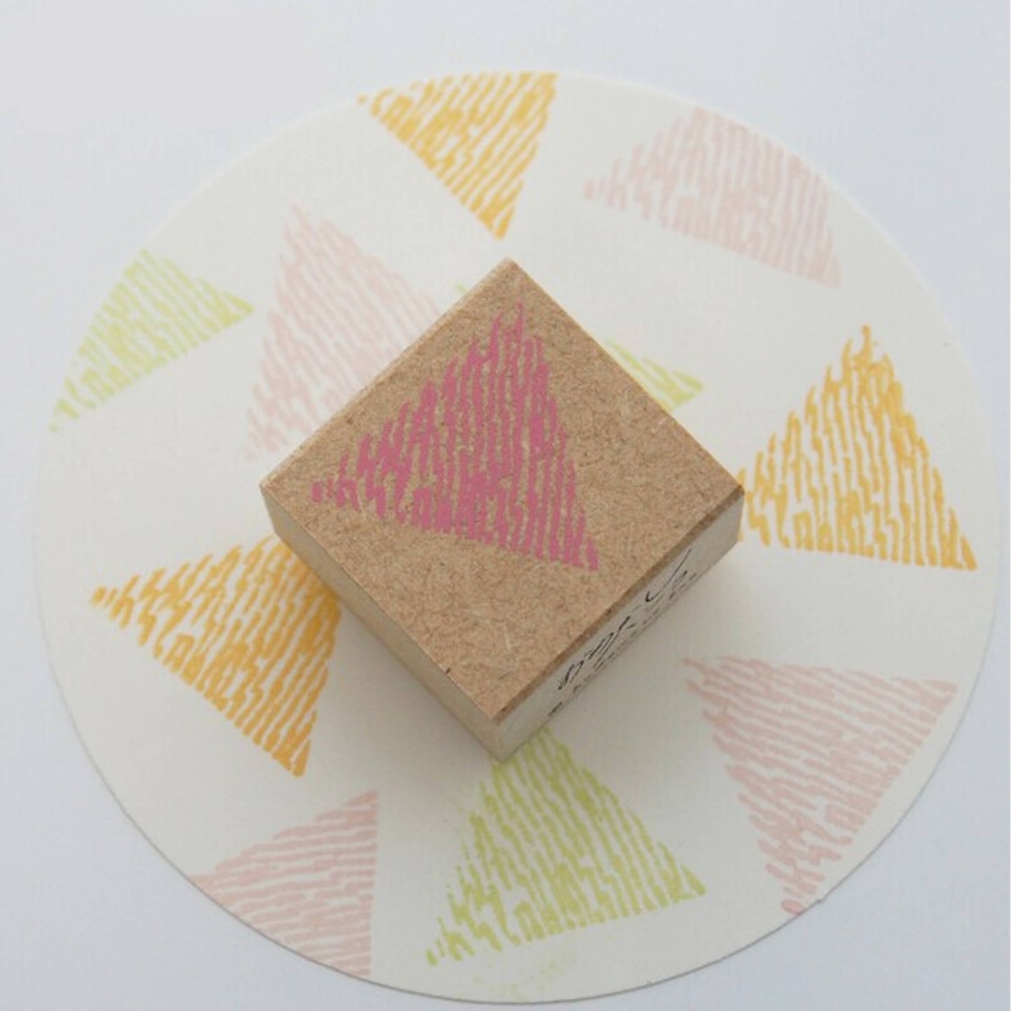 Kodomo no Kao Omekashi Stamp Series - Triangle - Rubber Stamps