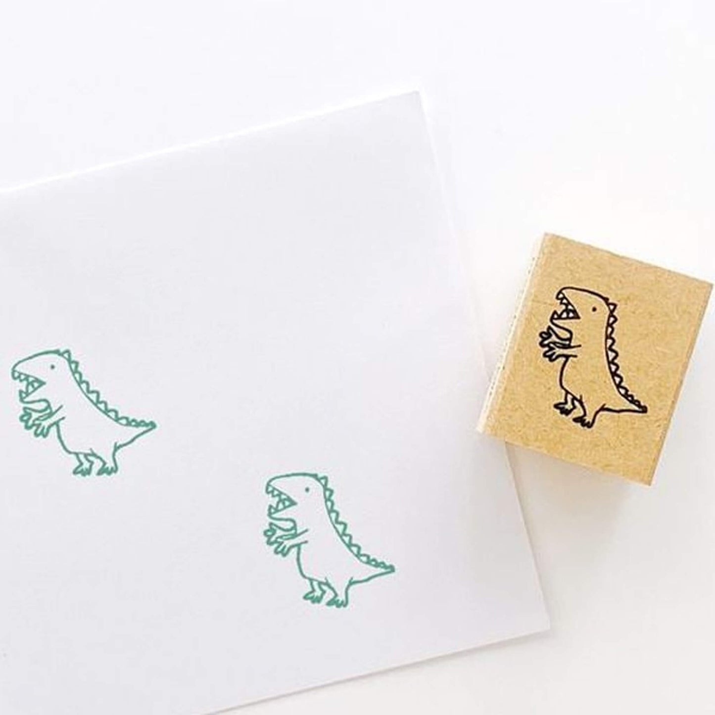 Kodomo no Kao Rubber Stamp Piccolo Stamp Series - Dinosaur - Rubber Stamps