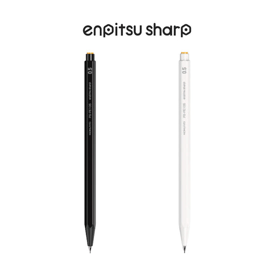 Kokuyo Enpitsu Sharp Mechanical Pencil 0.5mm - White - Mechanical Pencils