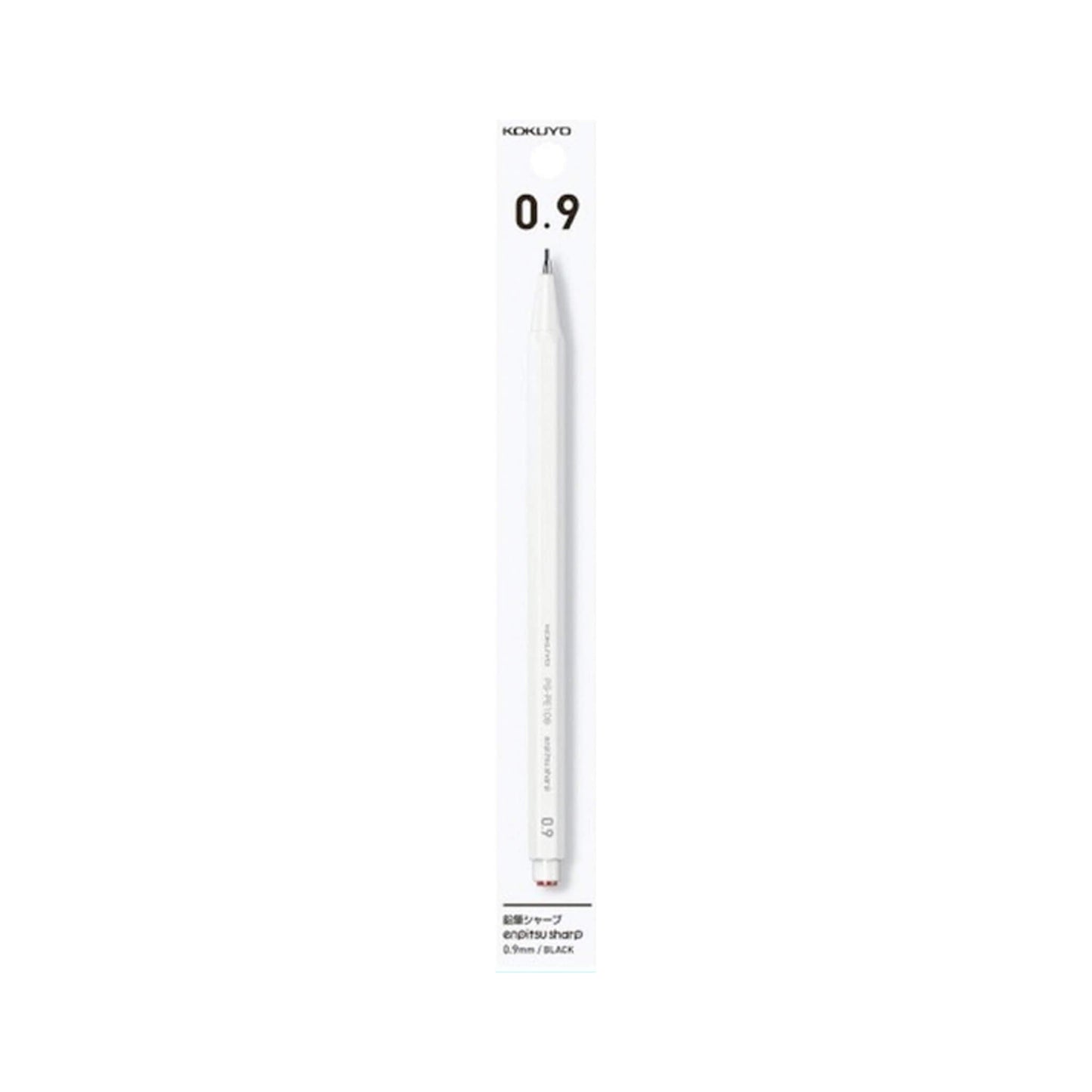 Kokuyo Enpitsu Sharp Mechanical Pencil 0.9mm - White - Mechanical Pencils