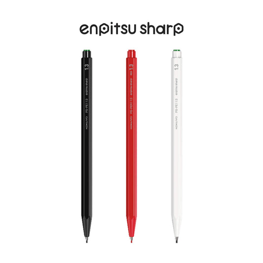 Kokuyo Enpitsu Sharp Mechanical Pencil 1.3mm - White - Mechanical Pencils