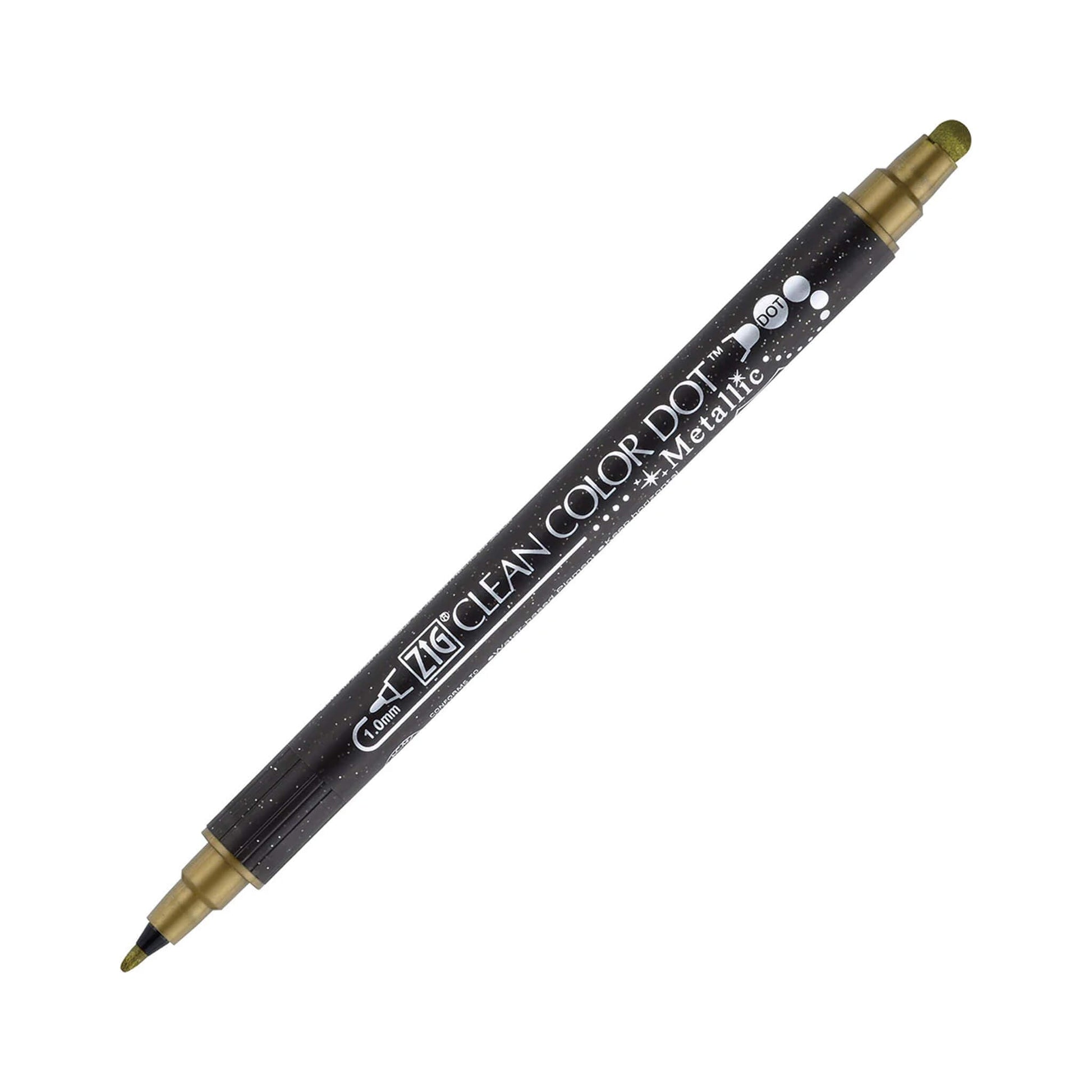 Kuretake ZIG Clean Color Dot Metallic - Gold - Dot Markers