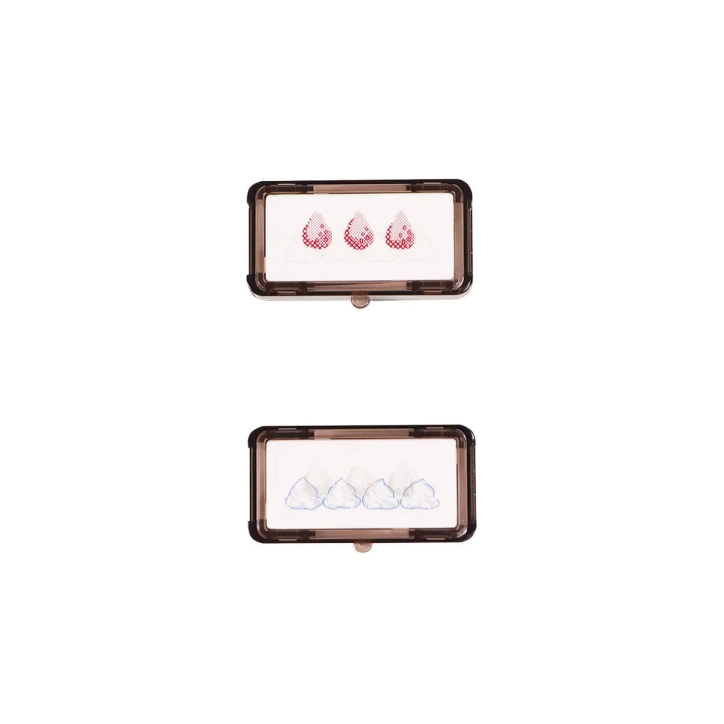 Kutsuwa Hancoco Deco Layer Stamp - Strawberry Whip - Pre - inked Stamps