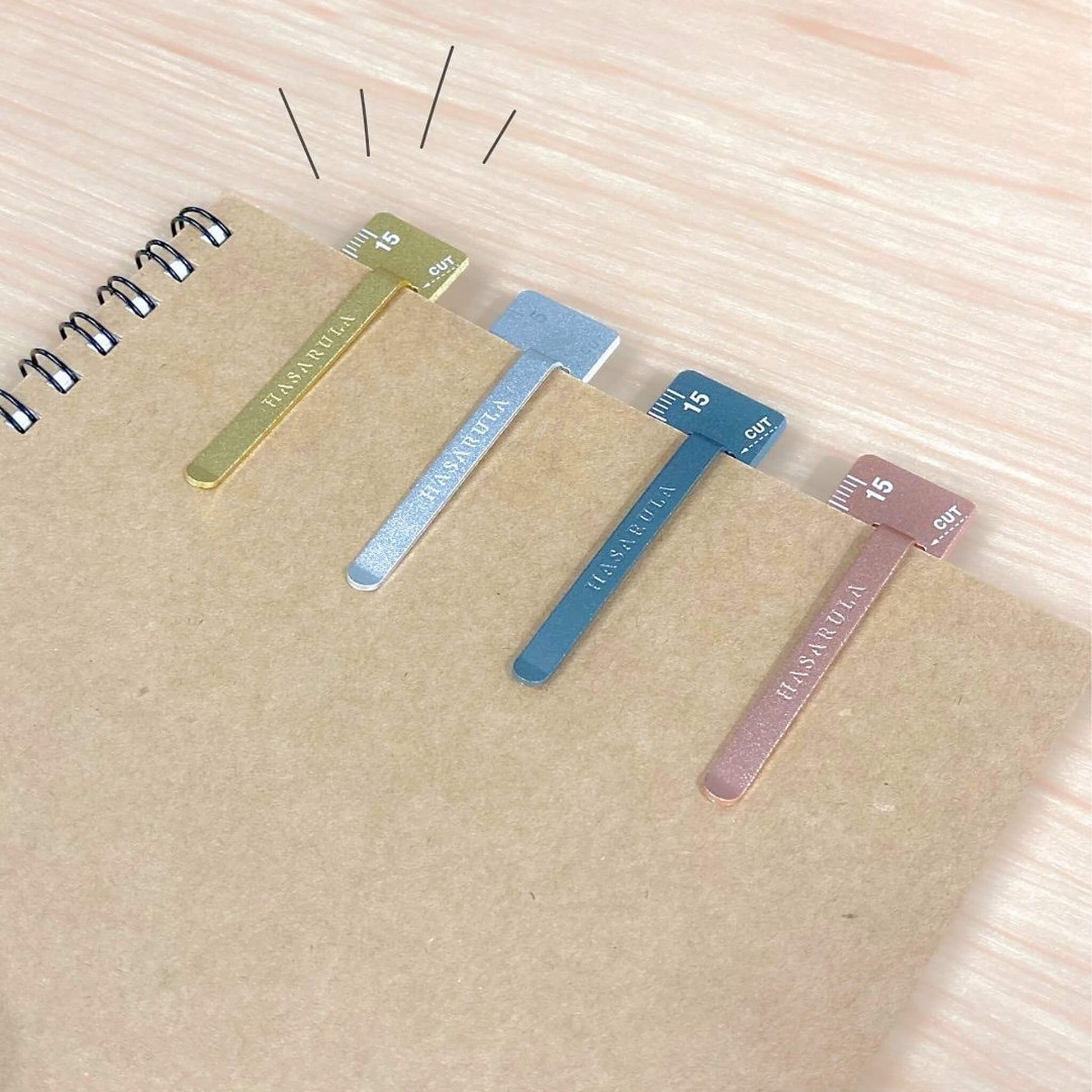 Kutsuwa Hasarula Aluminium Ruler - Gold - Rulers