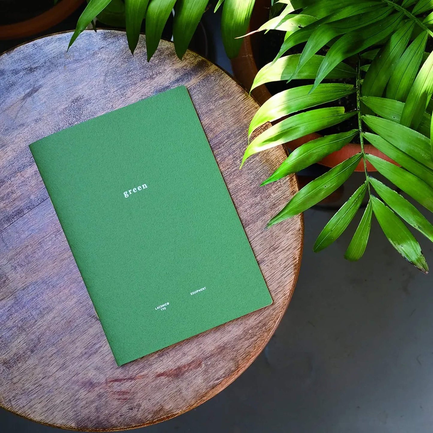 LACONIC Style Notebook B6 Green Plant Journal - Guided Journals