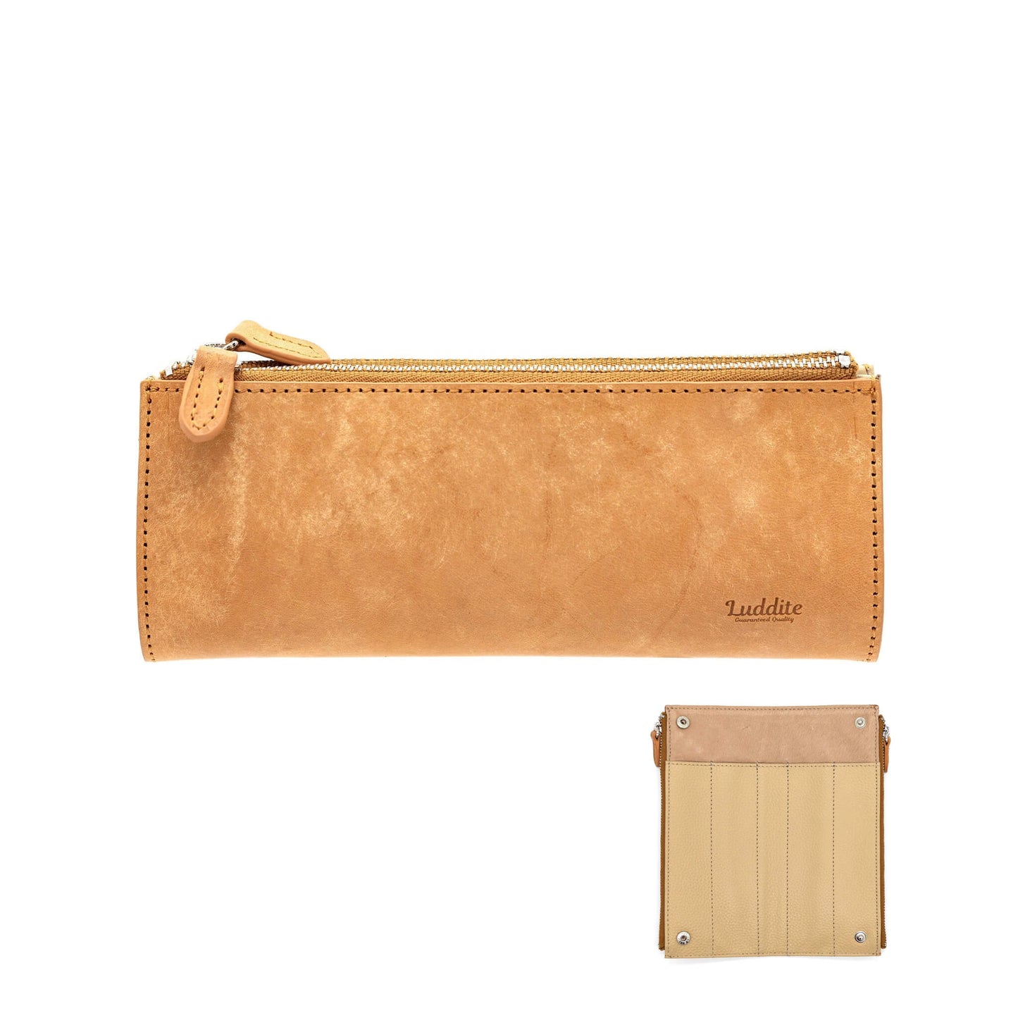 Luddite Bendy Pen Case MAYA Leather - Brown - Pen Cases