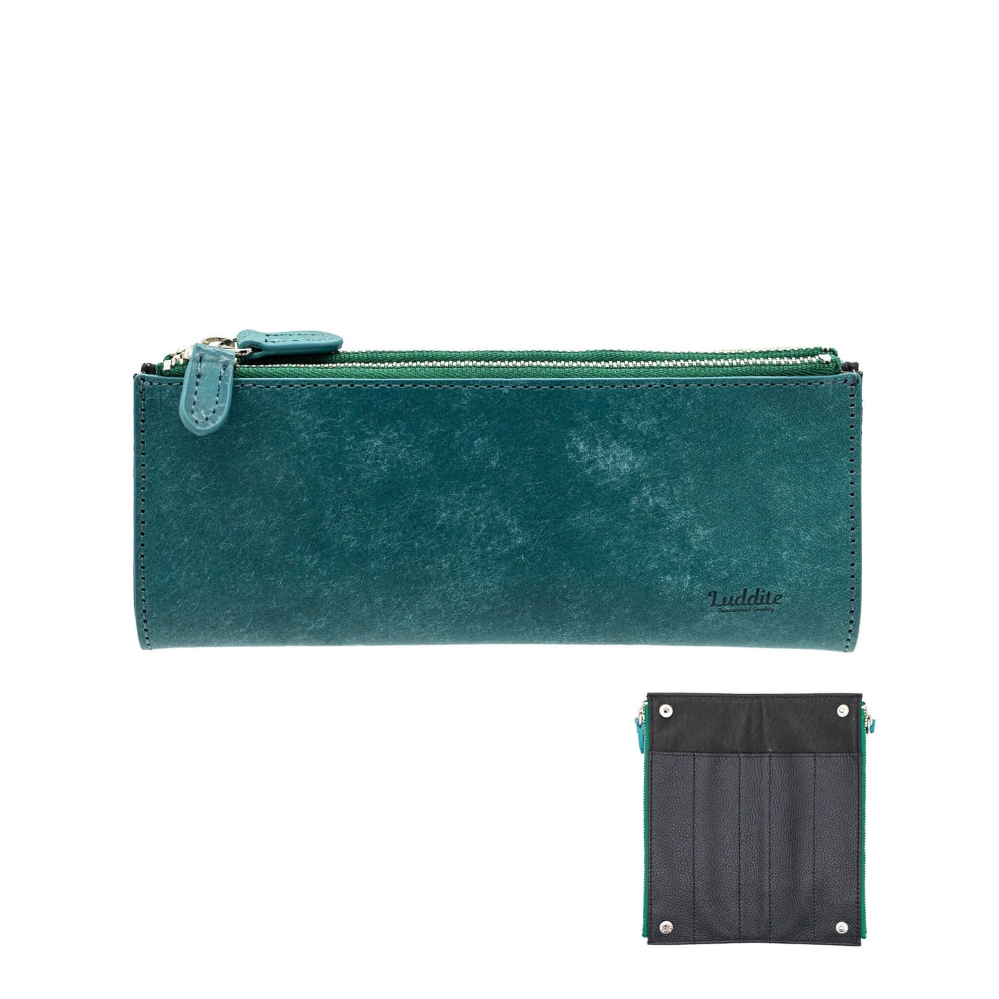 Luddite Bendy Pen Case MAYA Leather - Teal - Pen Cases