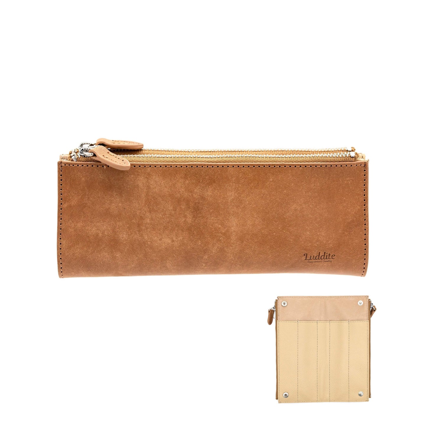 Luddite Bendy Pen Case MAYA Leather - Whiskey - Pen Cases