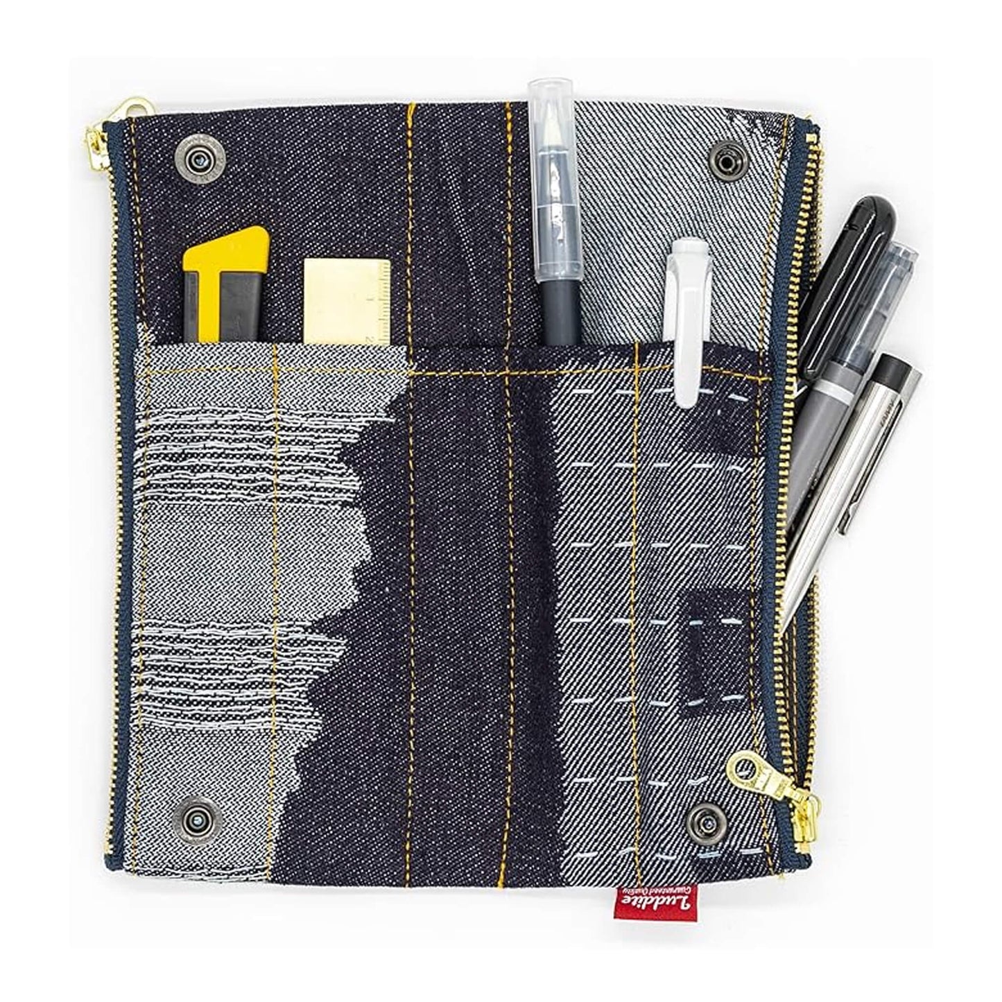 Luddite Denim Bendy Pen Case - Okayama Denim - Pen Cases