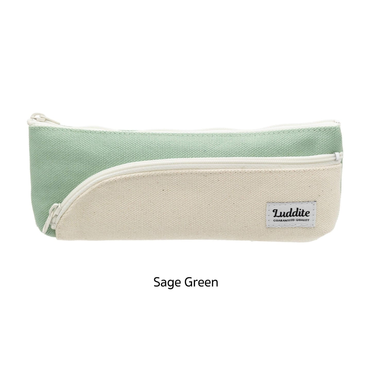 Luddite Two - tone Line Pen Case Slim - Sage Green - Pen Cases
