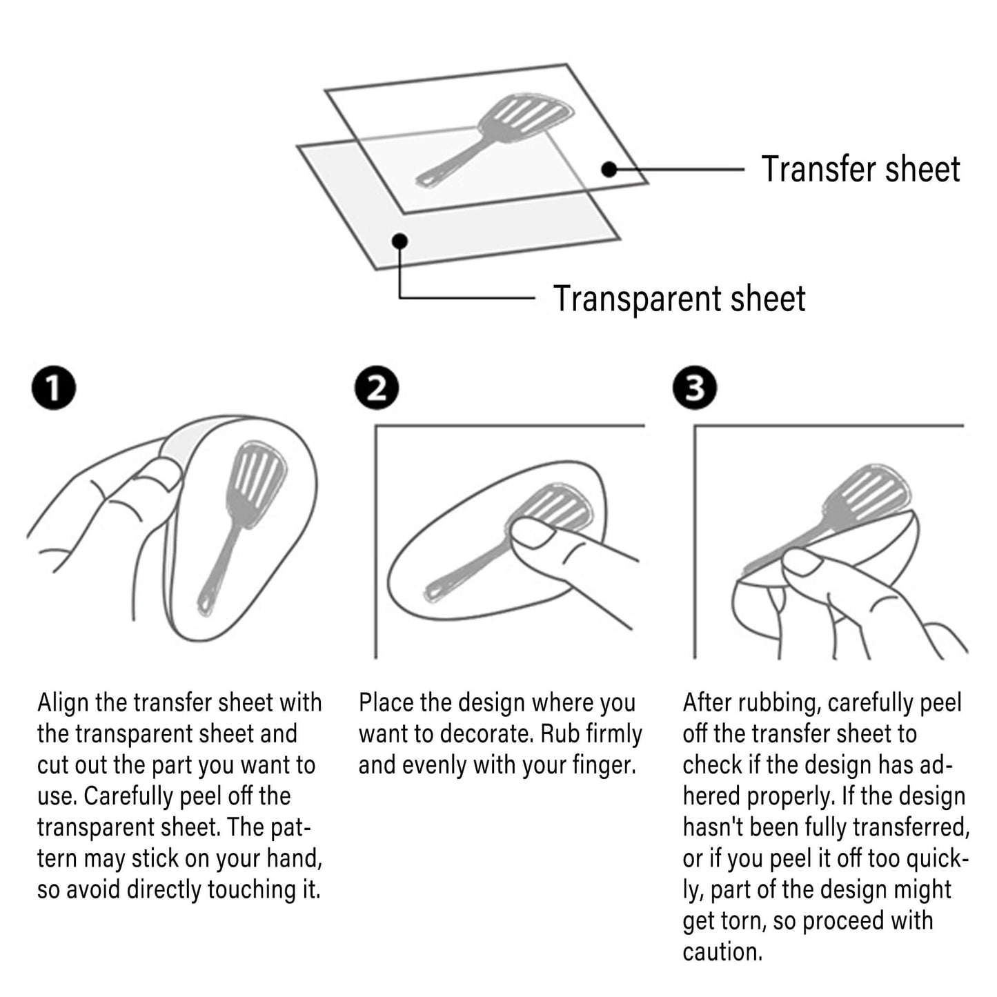 Midori Gold Foil Transfer Sticker - Kitchen - Transfer Stickers