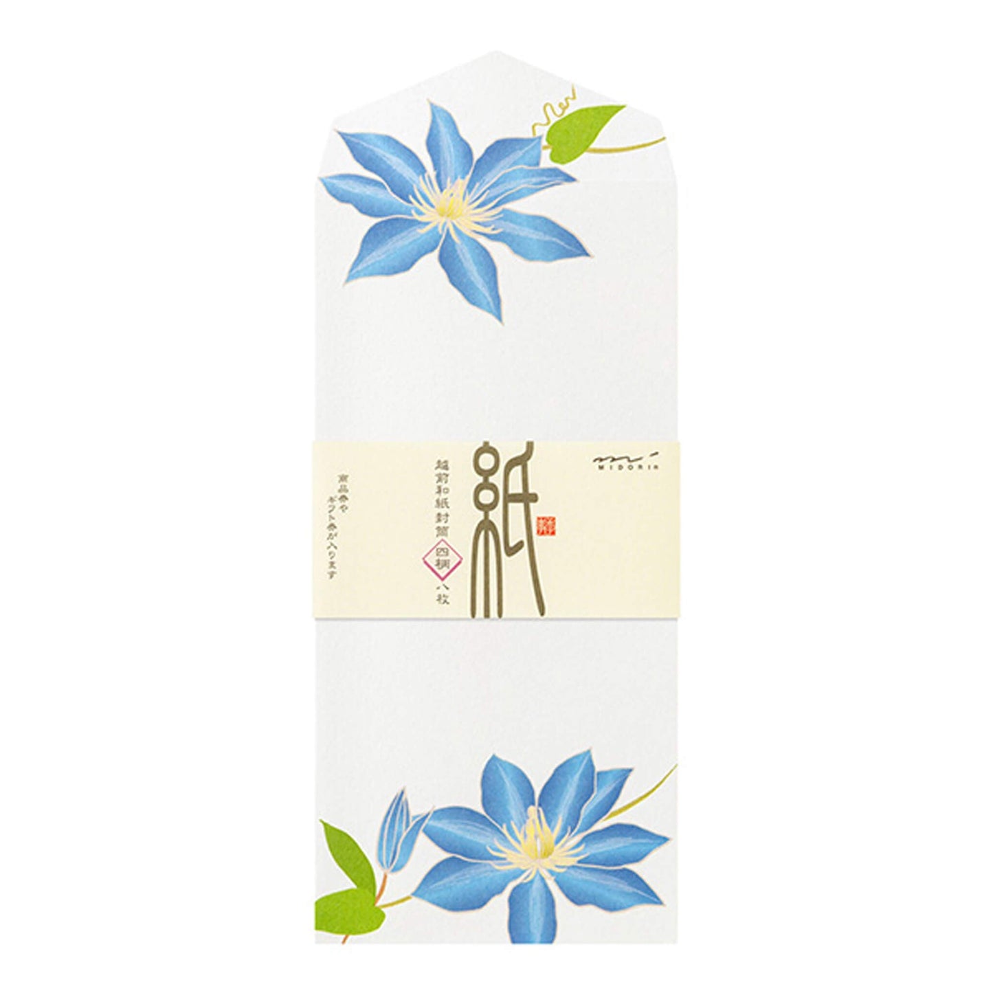 Midori Kami Series Envelope - Summer Flowers S5 | 4 Designs - Envelopes