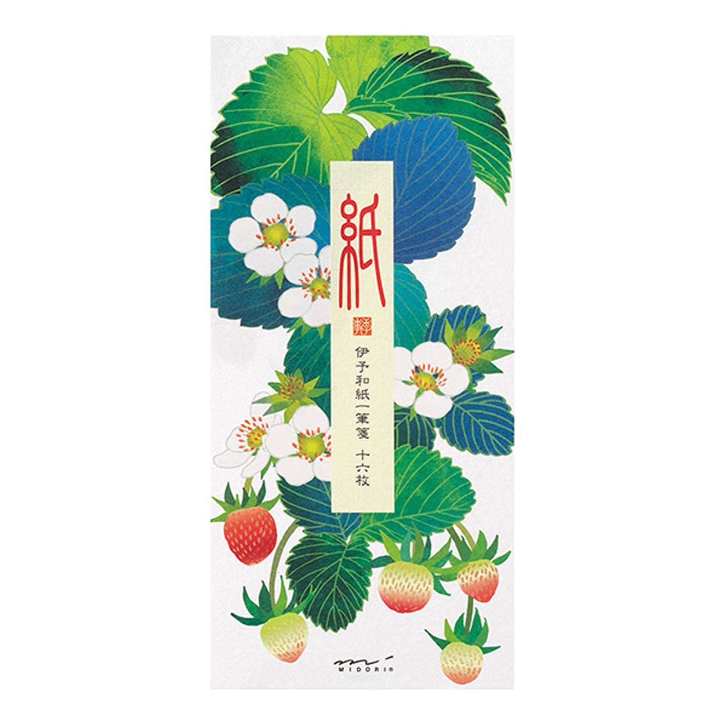 Midori Kami Series Ippitsusen - Strawberry S2 | Foil Stamping - Ippitsusen