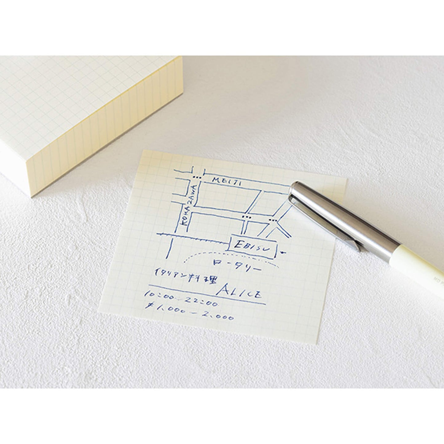 Midori MD Block Memo Pad Grid - Memo Pads