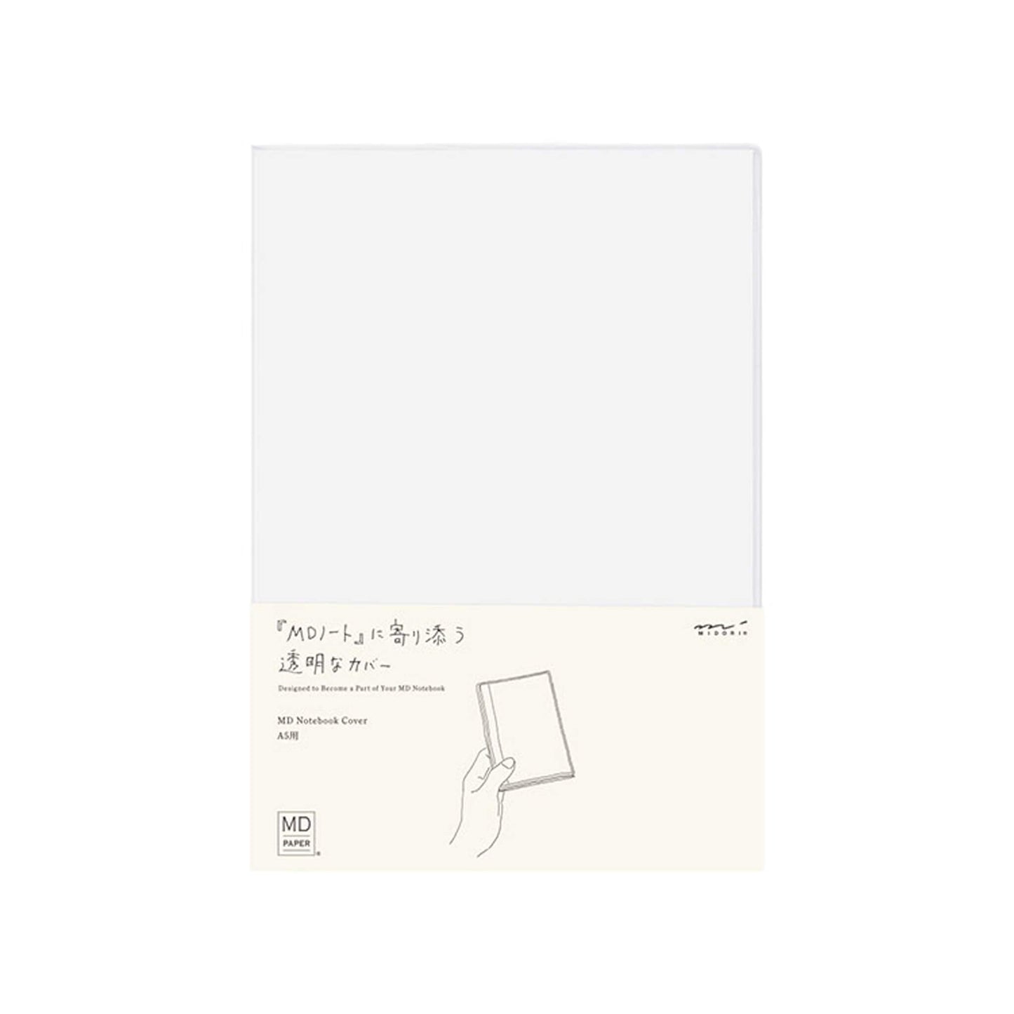 Midori MD Notebook Clear Cover - A5 - Book Covers