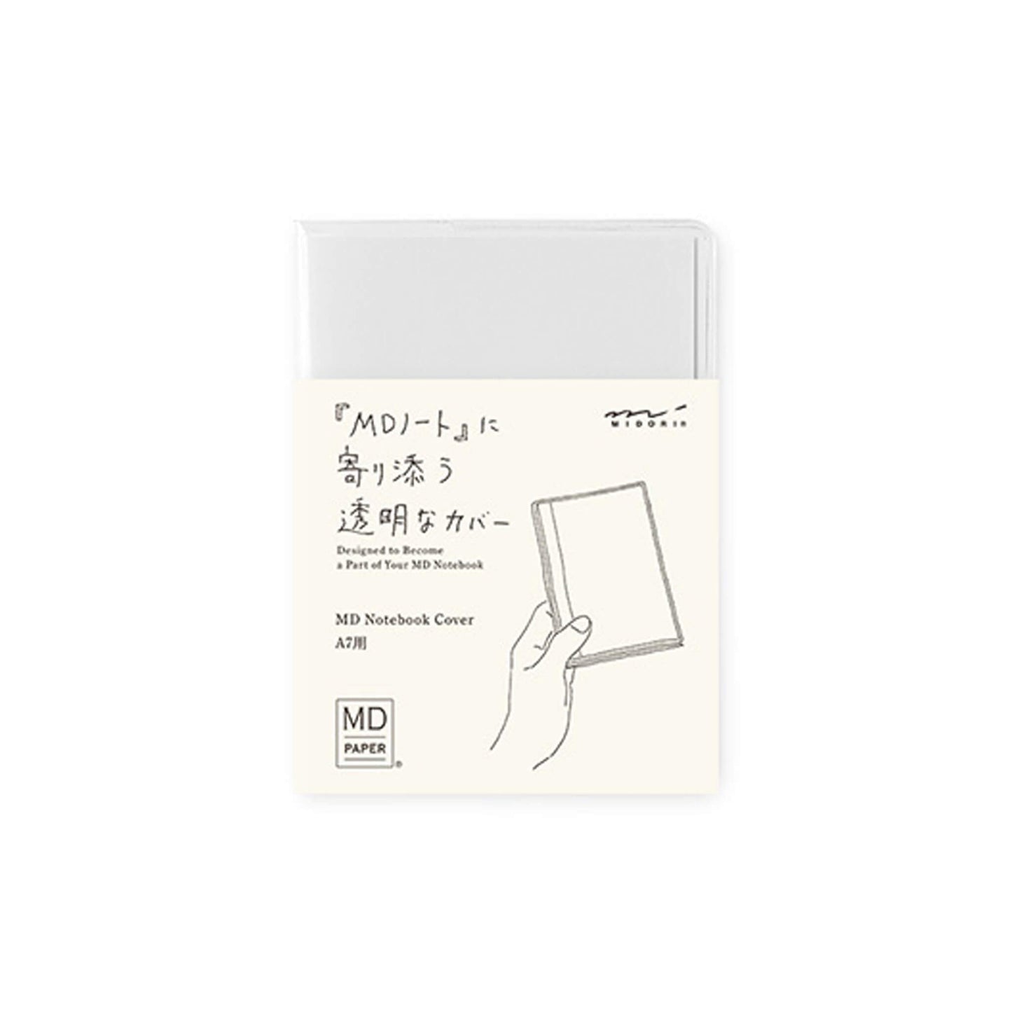 Midori MD Notebook Clear Cover - A7 - Book Covers