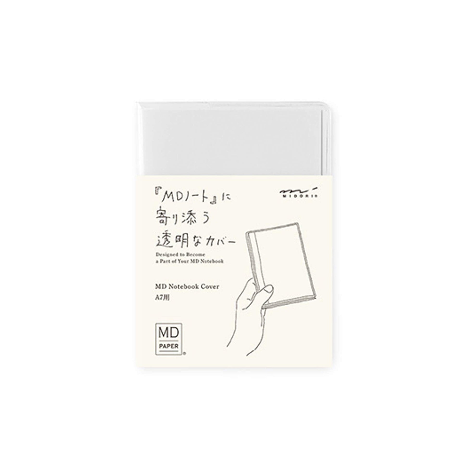 Midori MD Notebook Clear Cover - A7 - Book Covers