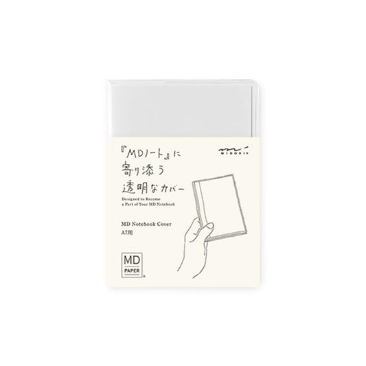 Midori MD Notebook Clear Cover - A7 - Book Covers
