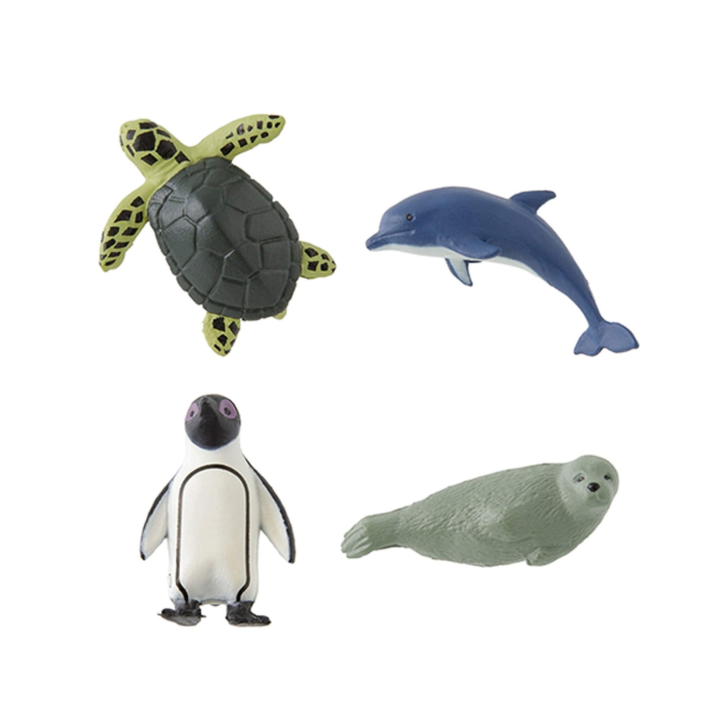 Midori Miniature Magnets 4 - pc Set Aquarium B - Magnets