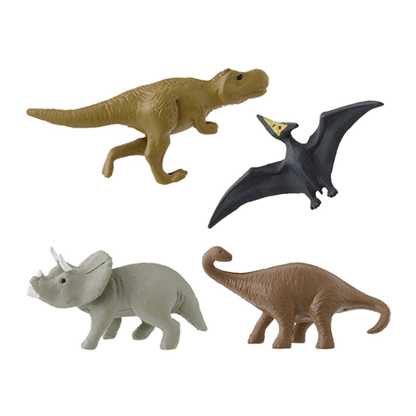 Midori Miniature Magnets 4 - pc Set Dinosaur B - Magnets