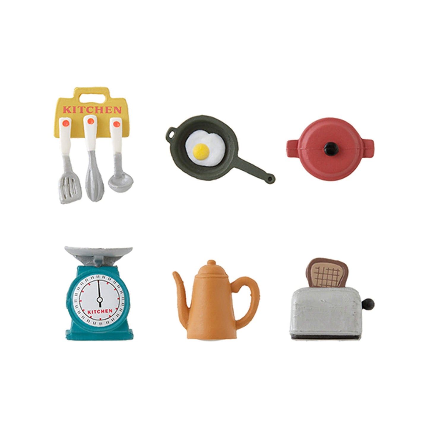 Midori Miniature Magnets 6 - pc Set Kitchen C - Magnets