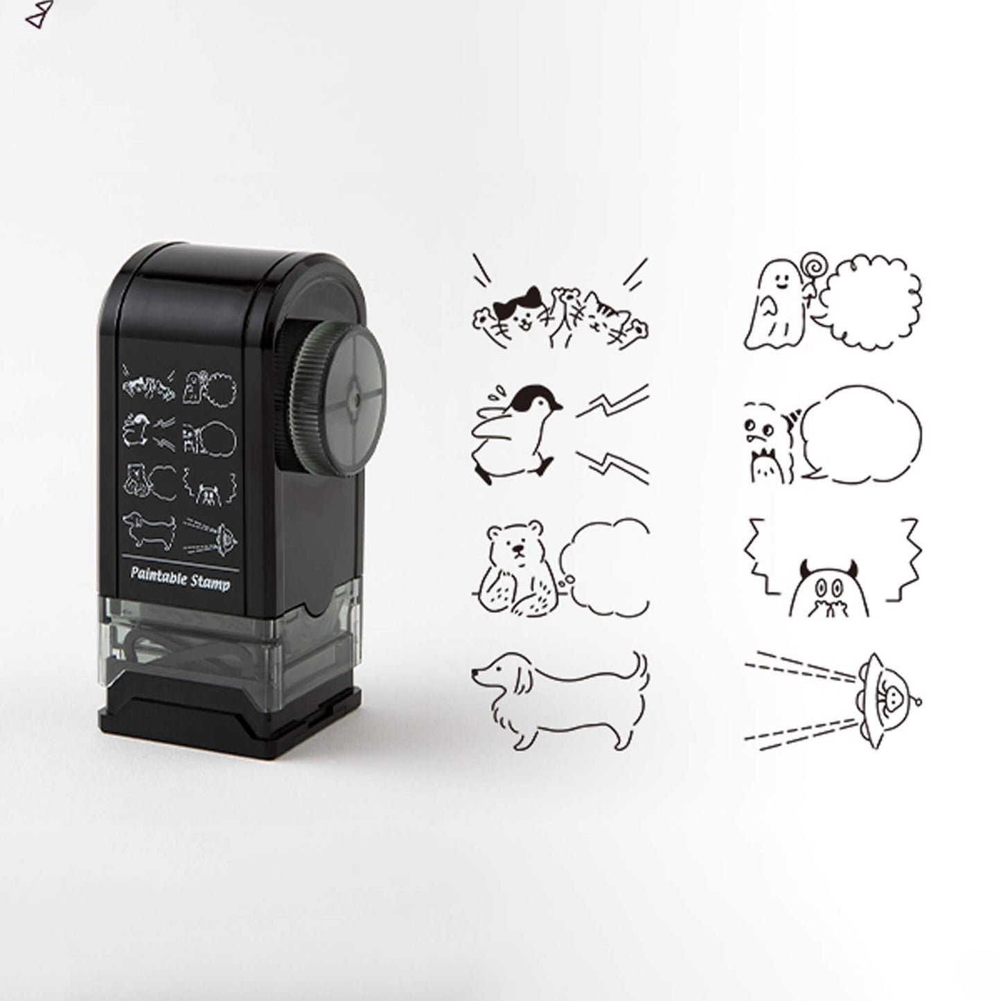 Midori Paintable Rotating Stamp Dial - Speech Bubble - Rotary Stamps