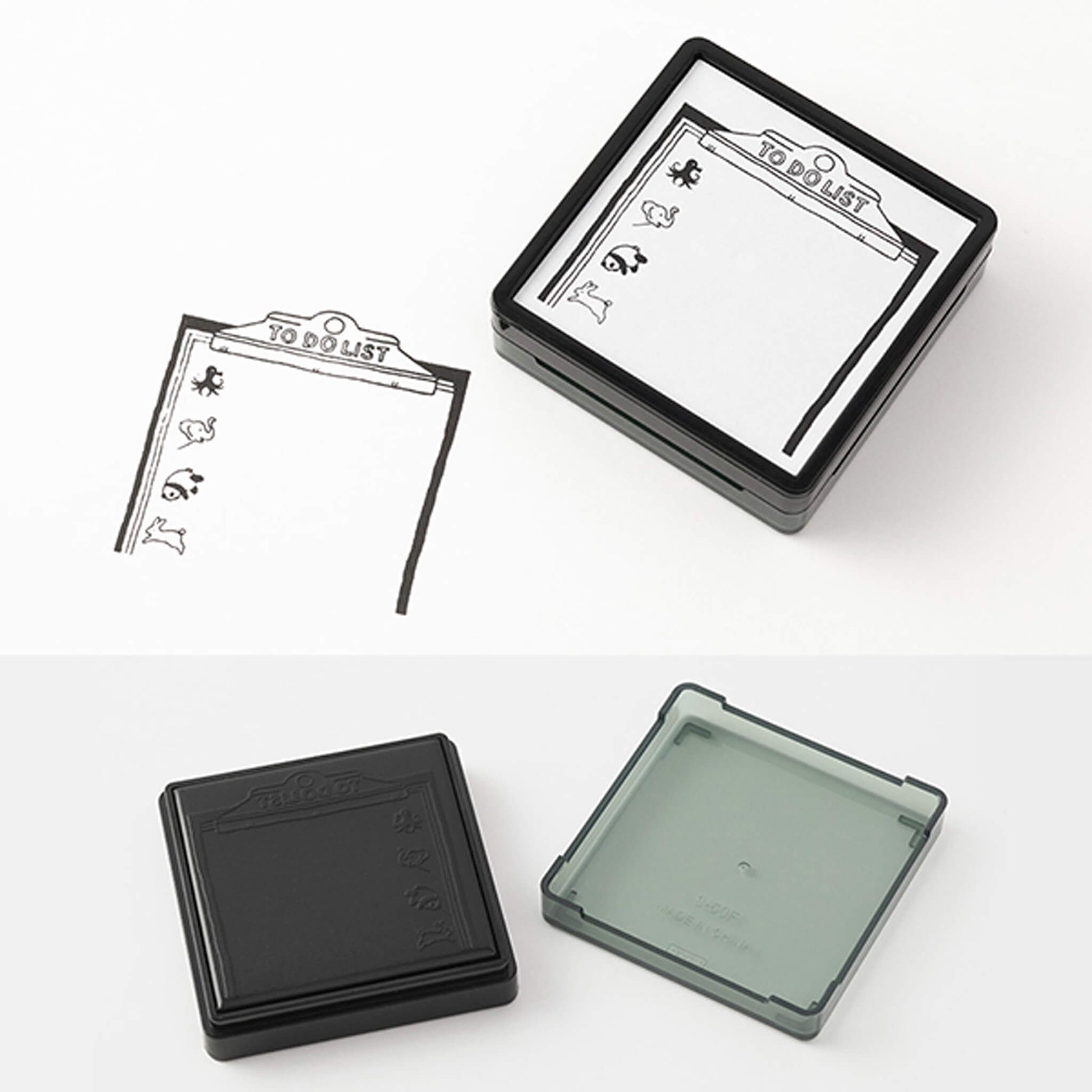 Midori Paintable Stamp Pre - inked - To - do List - Pre - inked Stamps