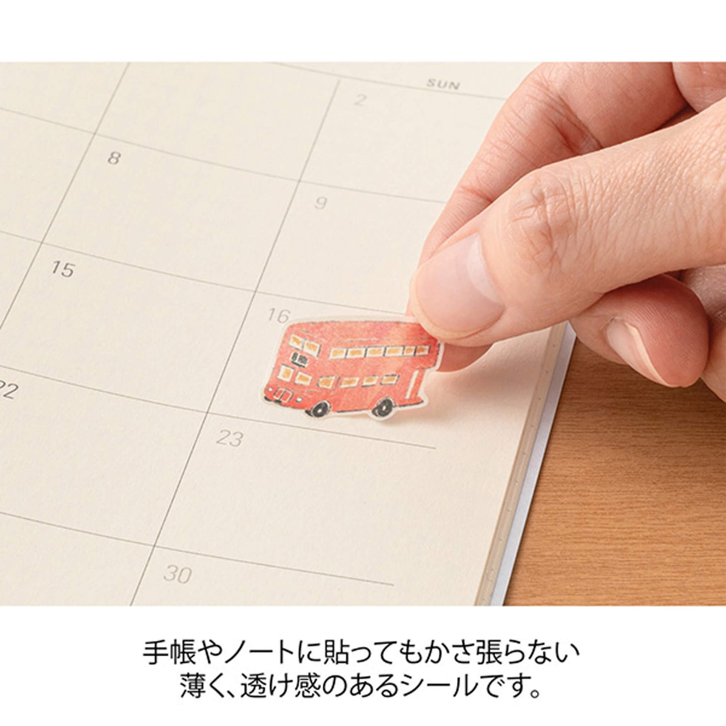 Midori Planner Sticker - Travel Story Series - the United Kingdom - Sticker Sheets