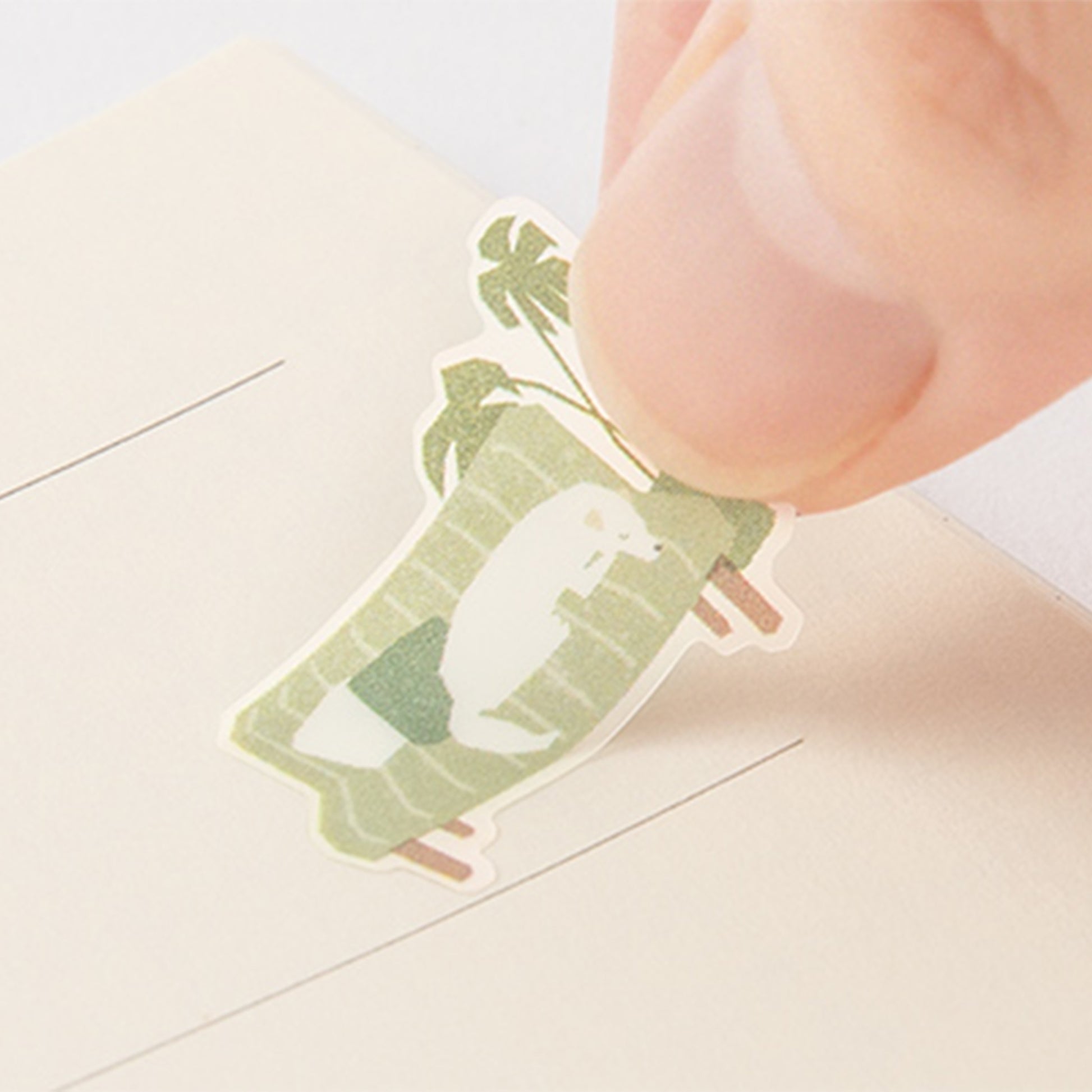 Midori Journal Sticker - Moss Green Tone - Sticker Sheets