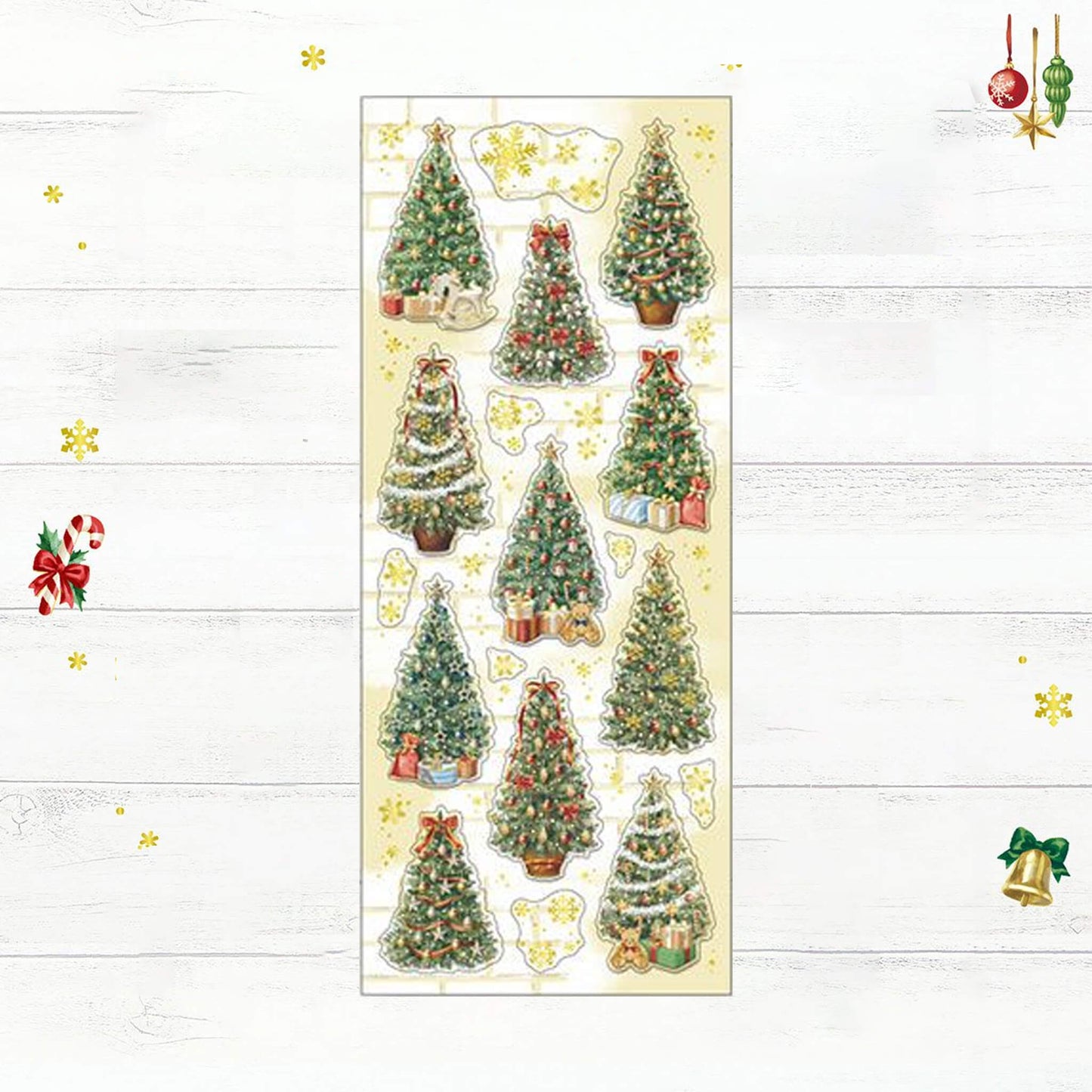 Mind Wave 2025 Winter Selection Foil PET Sticker - Christmas Tree - Sticker Sheets