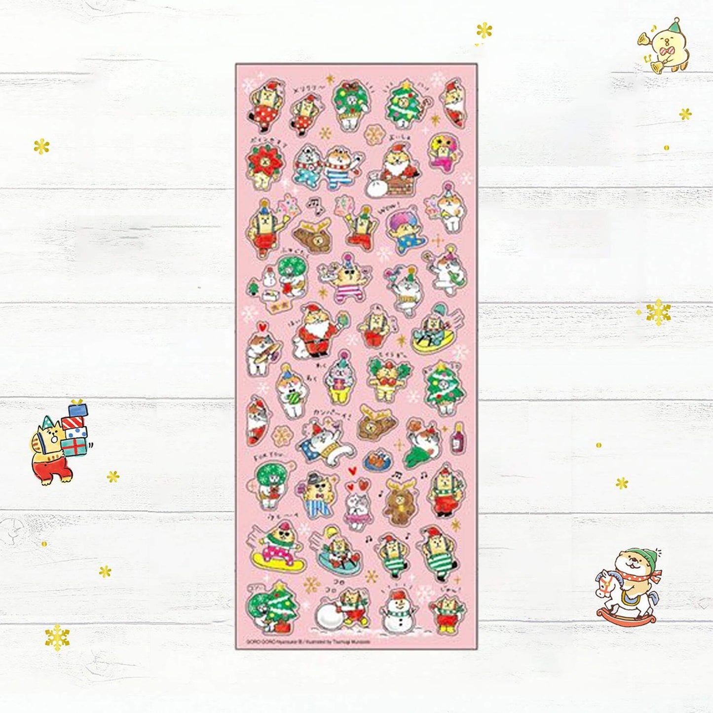 Mind Wave 2025 Winter Selection Foil PET Sticker - Mini GORO GORO Nyansuke Party - Sticker Sheets