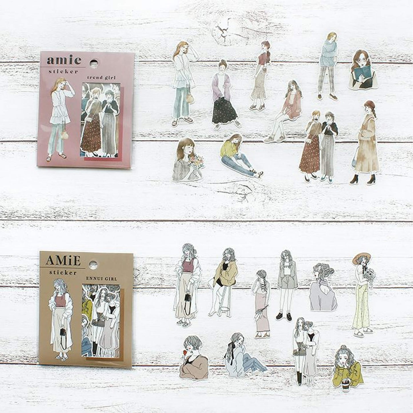Mind Wave Amie Flake Sticker - Ennui Girl - Flake Stickers