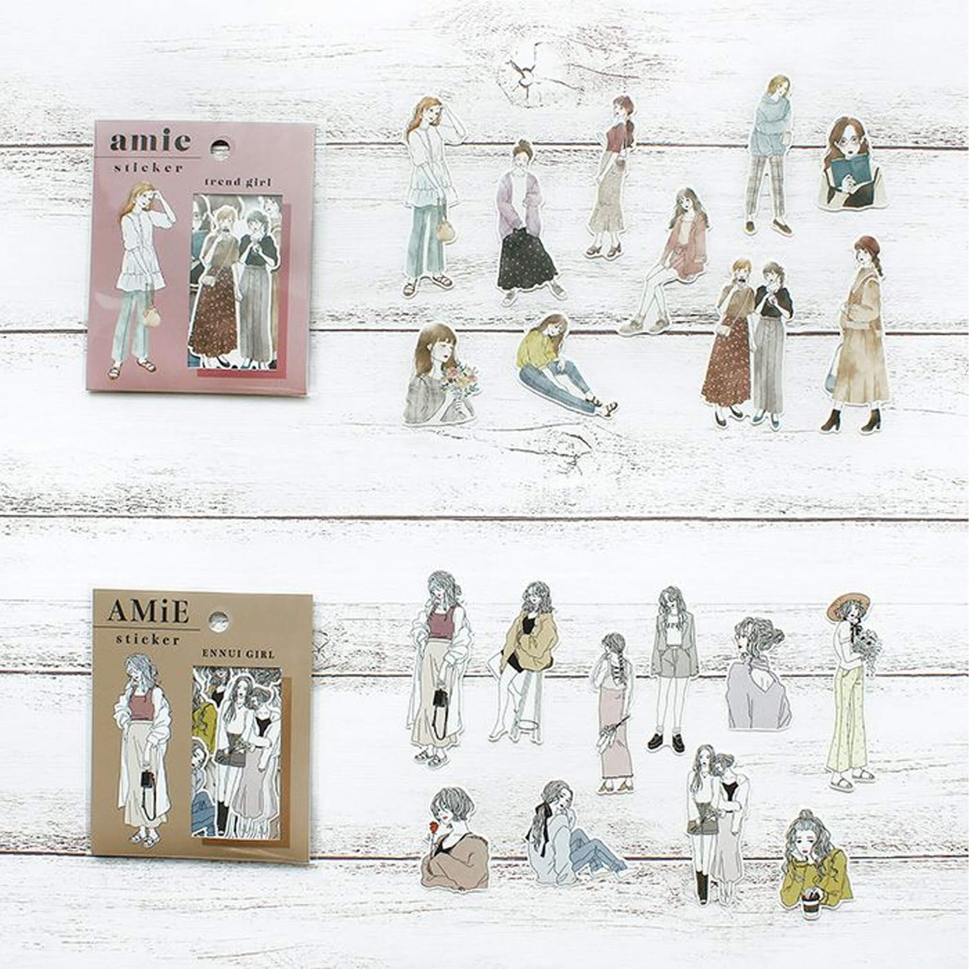 Mind Wave Amie Flake Sticker - Ennui Girl - Flake Stickers