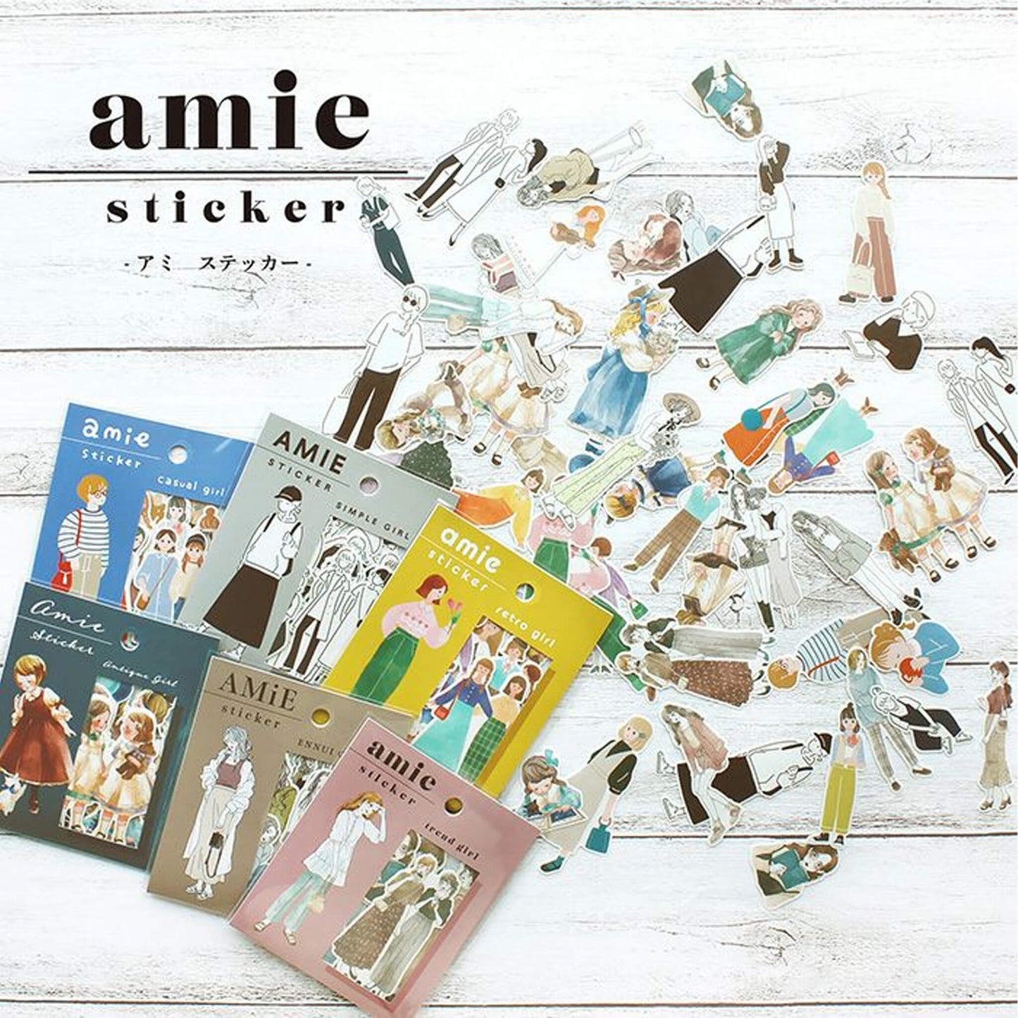 Mind Wave Amie Flake Sticker - Ennui Girl - Flake Stickers