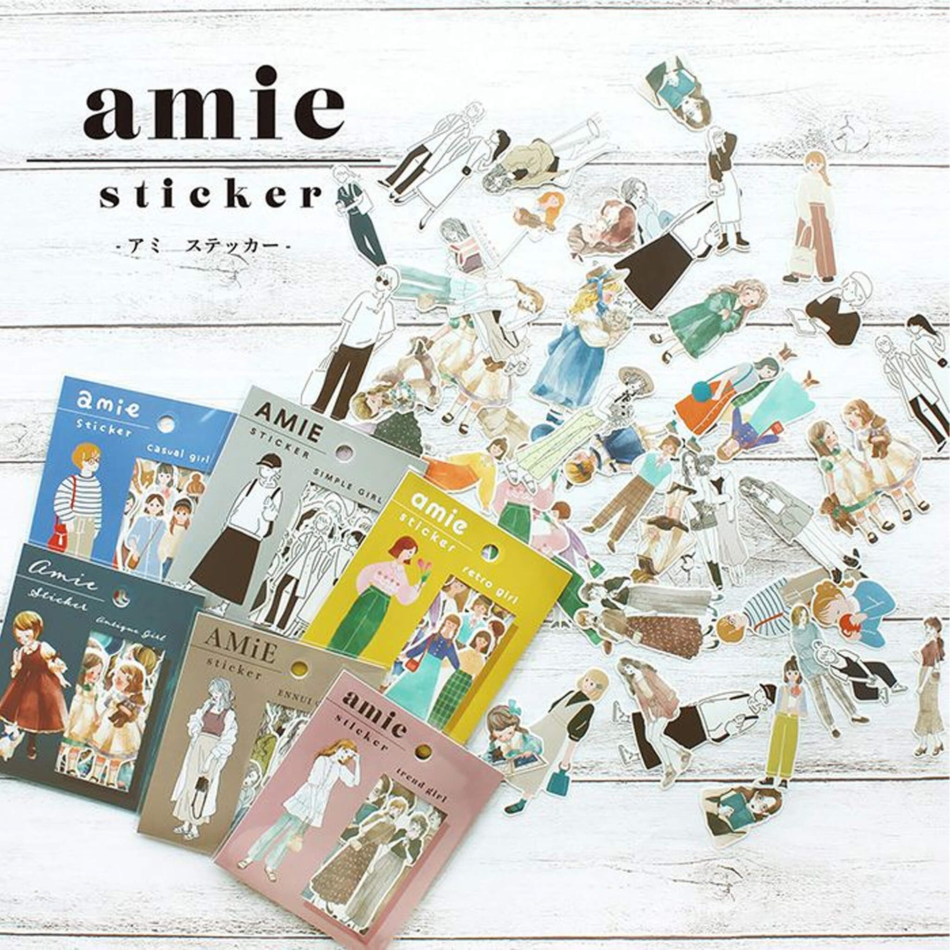 Mind Wave Amie Flake Sticker - Ennui Girl - Flake Stickers