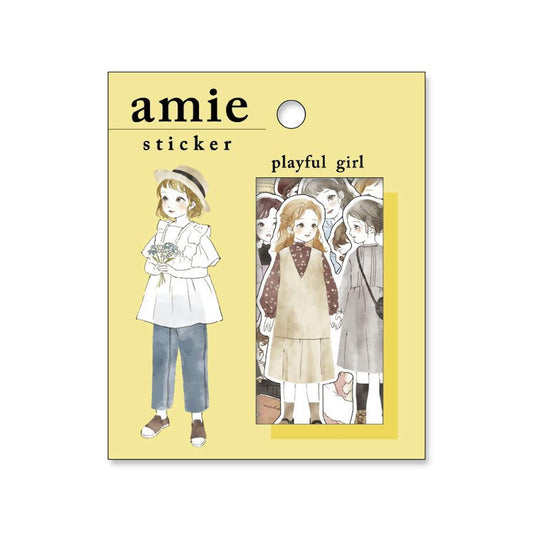 Mind Wave Amie Flake Sticker - Playful Girl - Flake Stickers