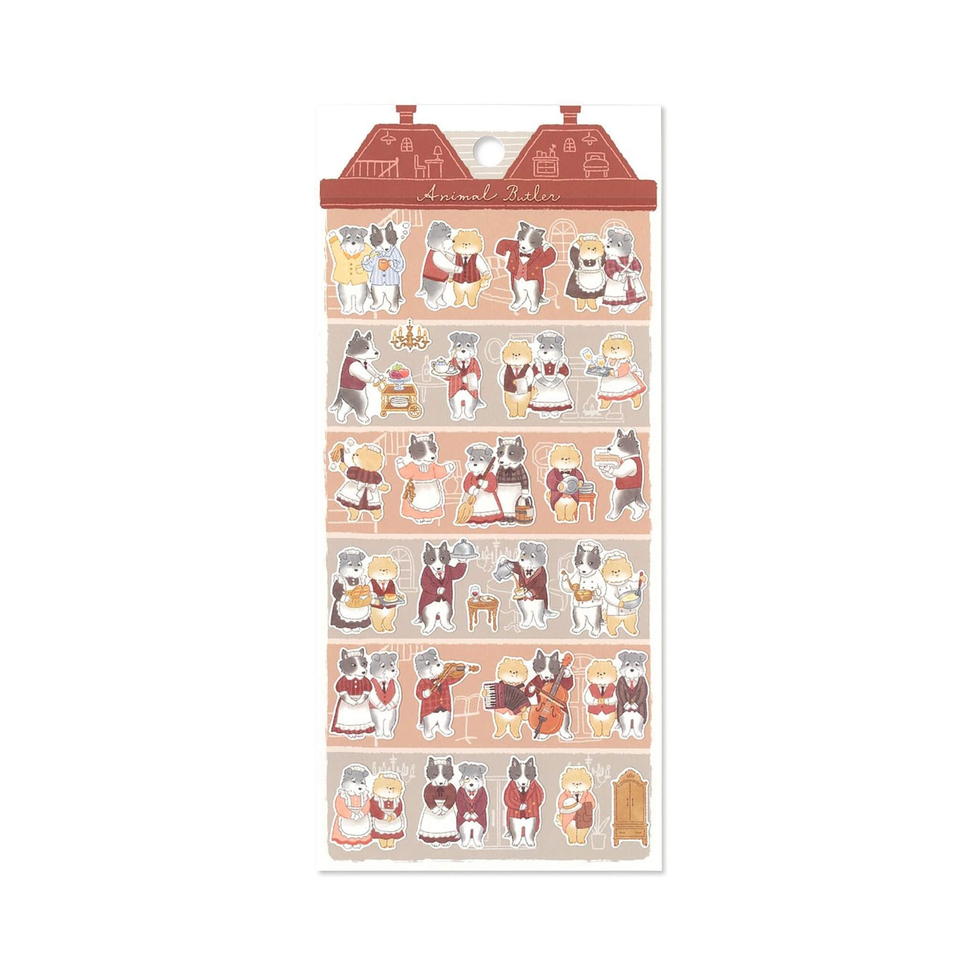 Mind Wave Animal Butler Sticker - Dog - Sticker Sheets