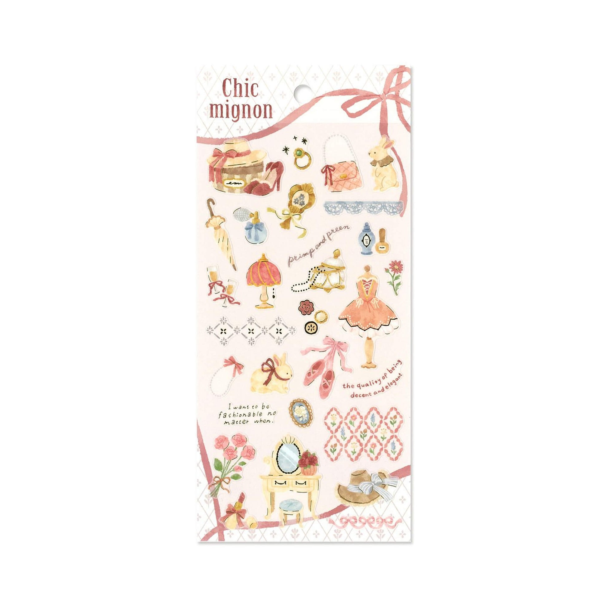 Mind Wave Chic Mignon Sticker - Dress Up - Sticker Sheets