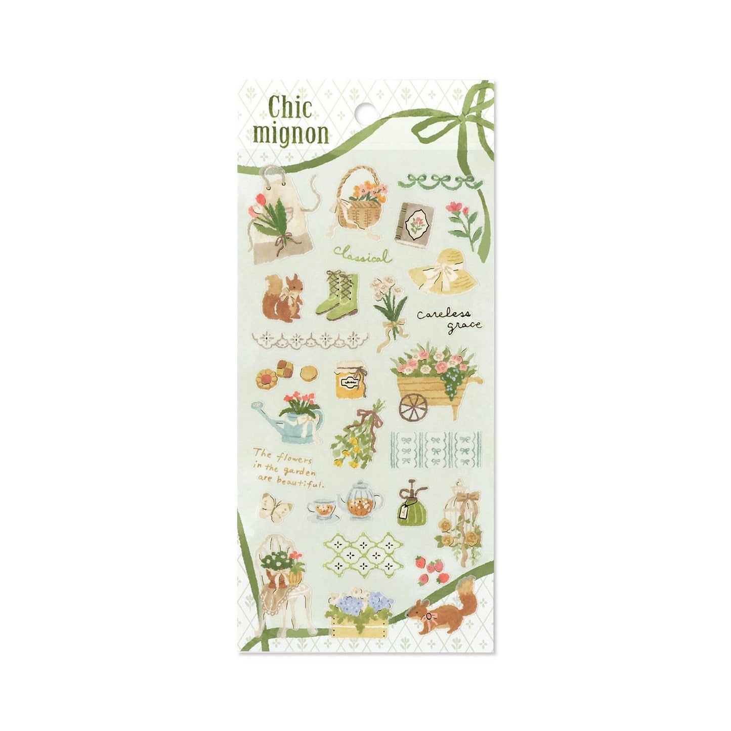 Mind Wave Chic Mignon Sticker - Gardening - Sticker Sheets