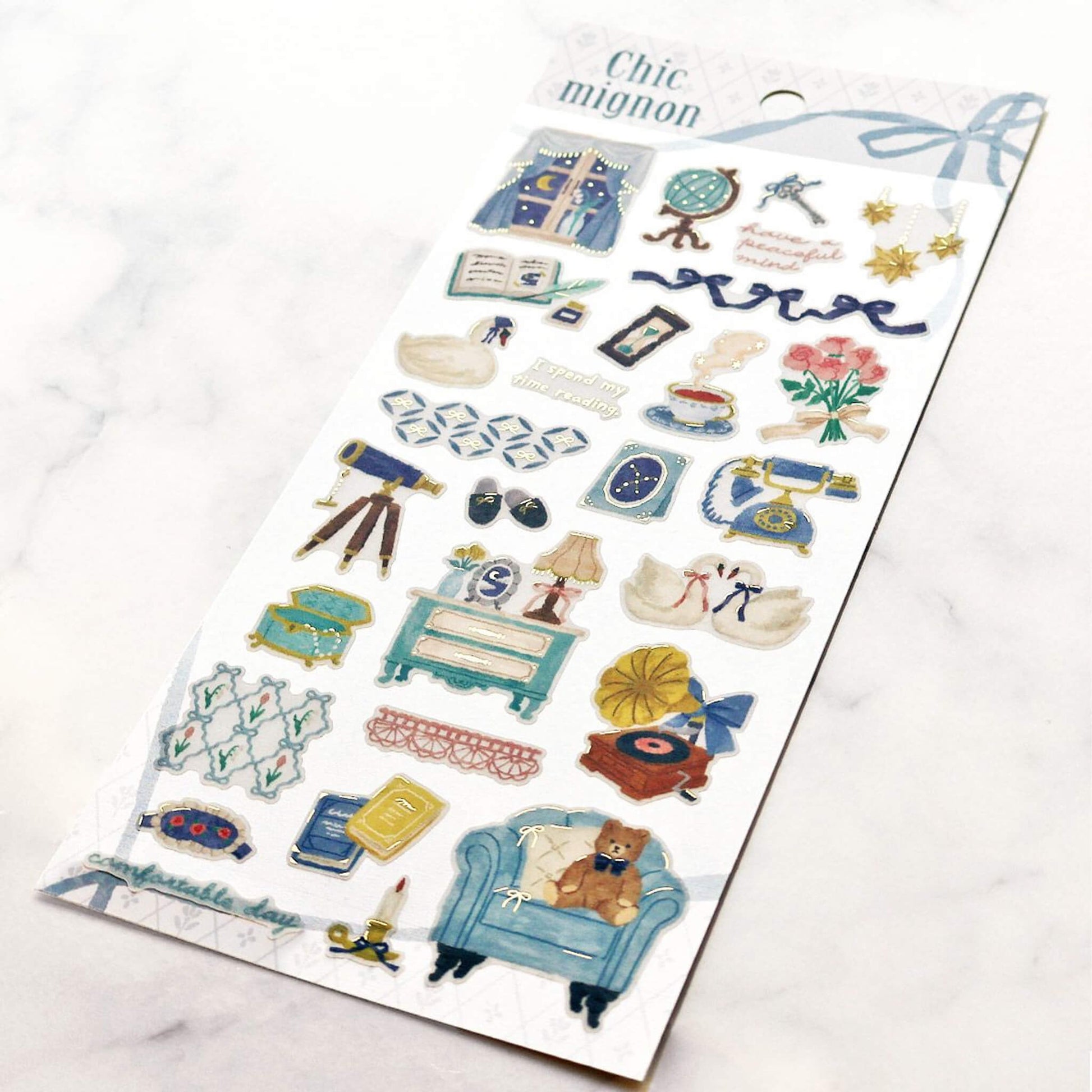 Mind Wave Chic Mignon Sticker - Night - Sticker Sheets