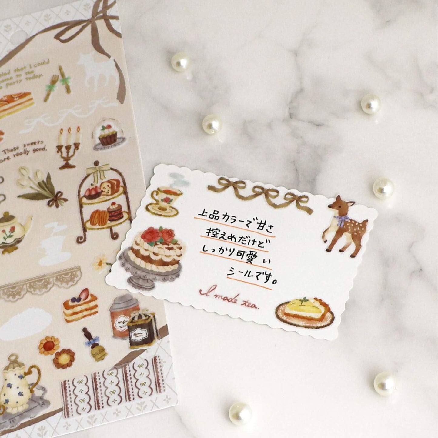 Mind Wave Chic Mignon Sticker - Tea Party - Sticker Sheets