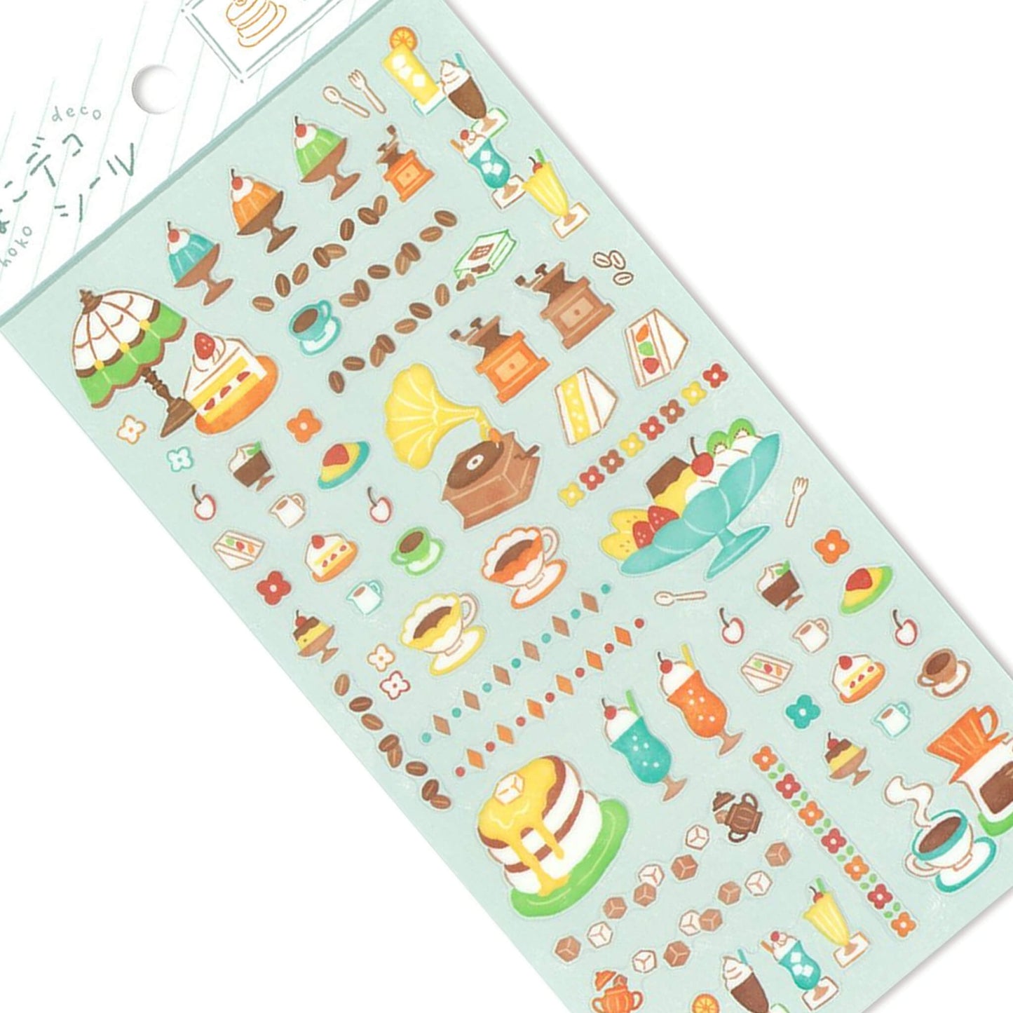 Mind Wave Choko Deco Sticker - Café - Sticker Sheets