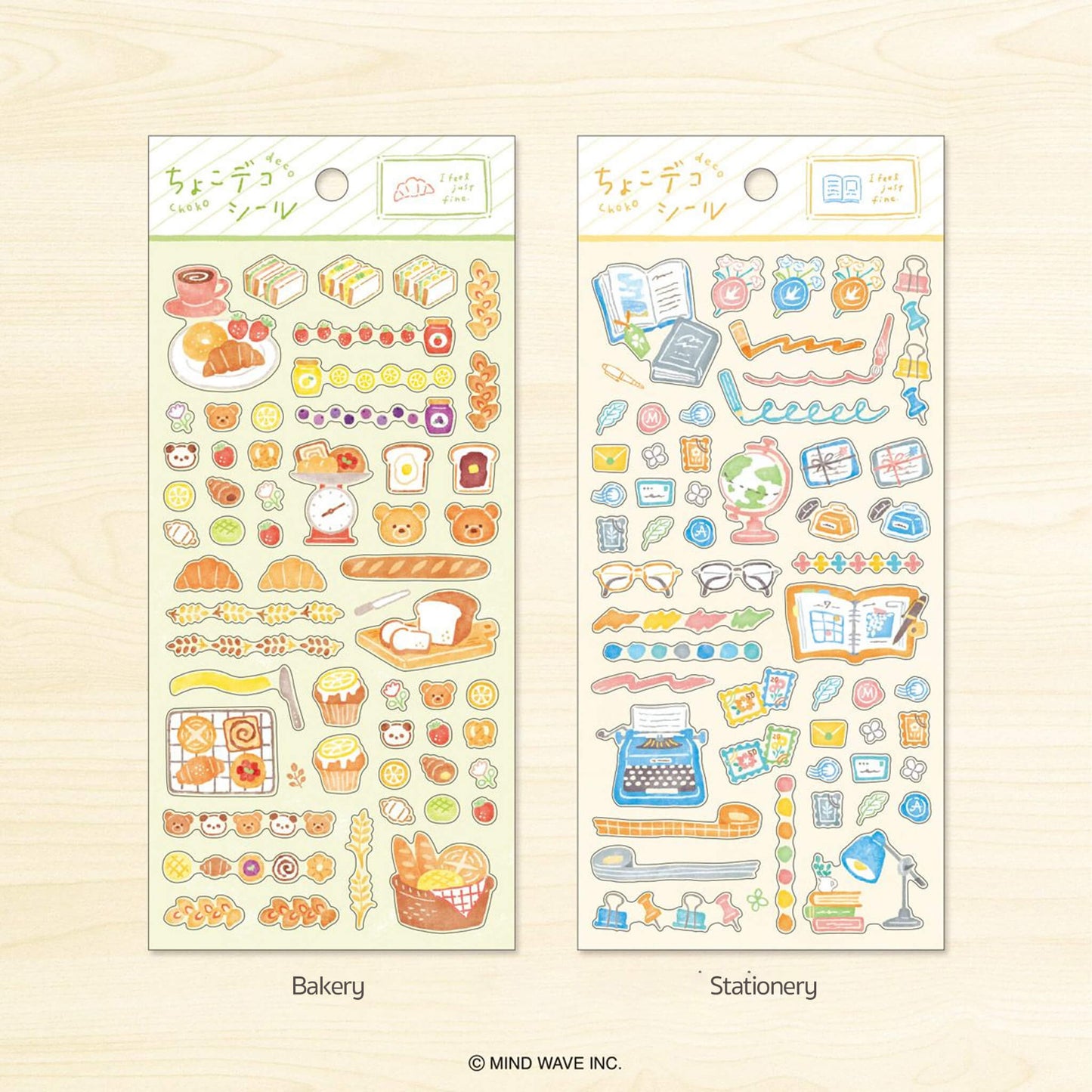 Mind Wave Choko Deco Sticker - Cat - Sticker Sheets