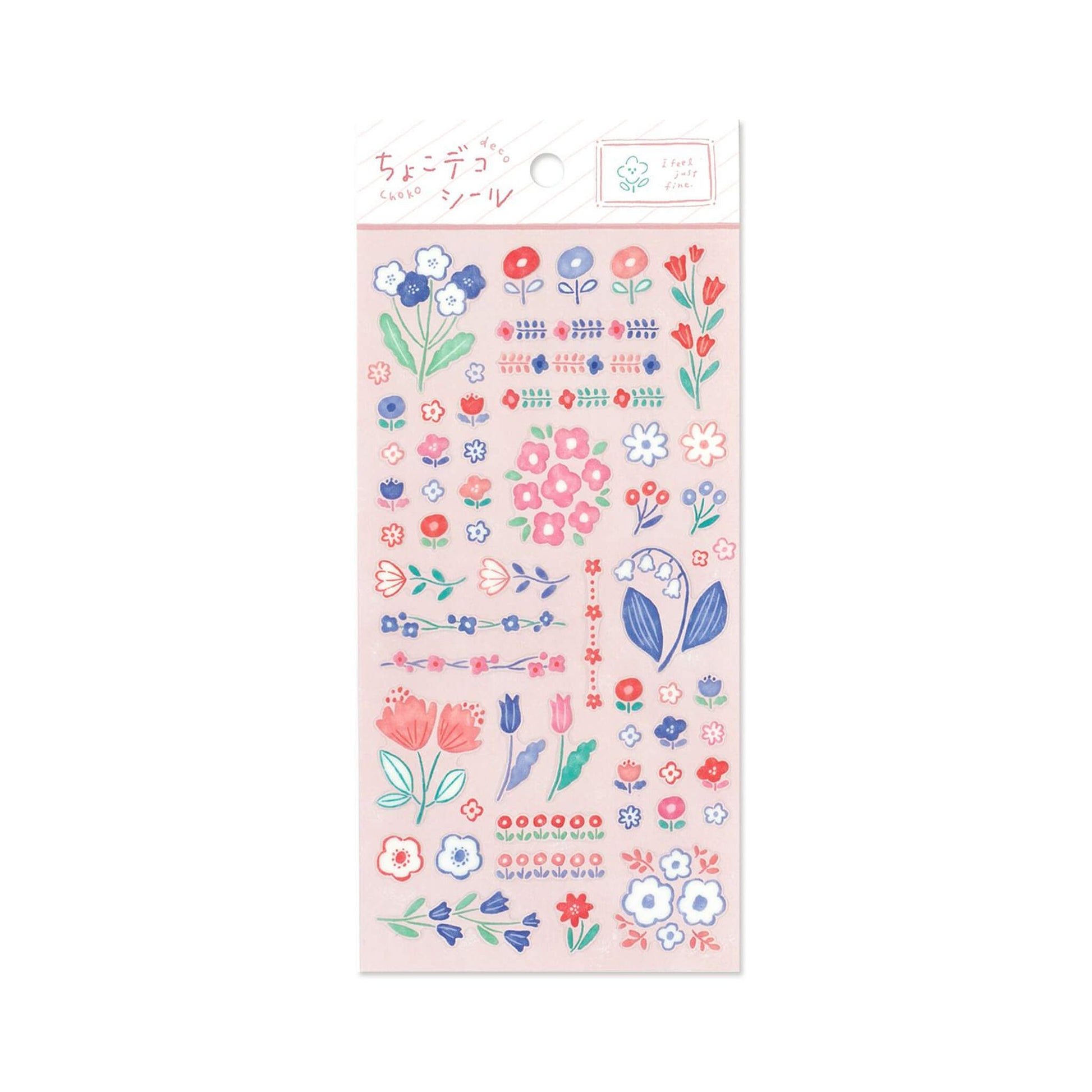 Mind Wave Choko Deco Sticker - Flower - Sticker Sheets