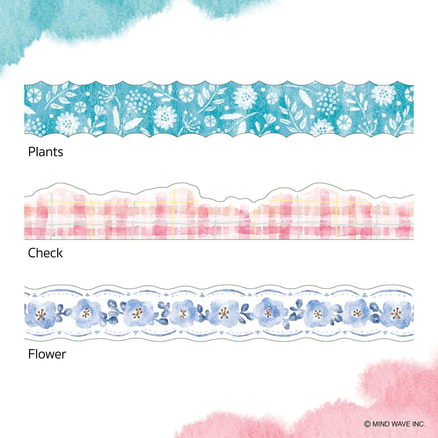 Mind Wave Die Cut Washi Tape - Letter - Washi Tapes