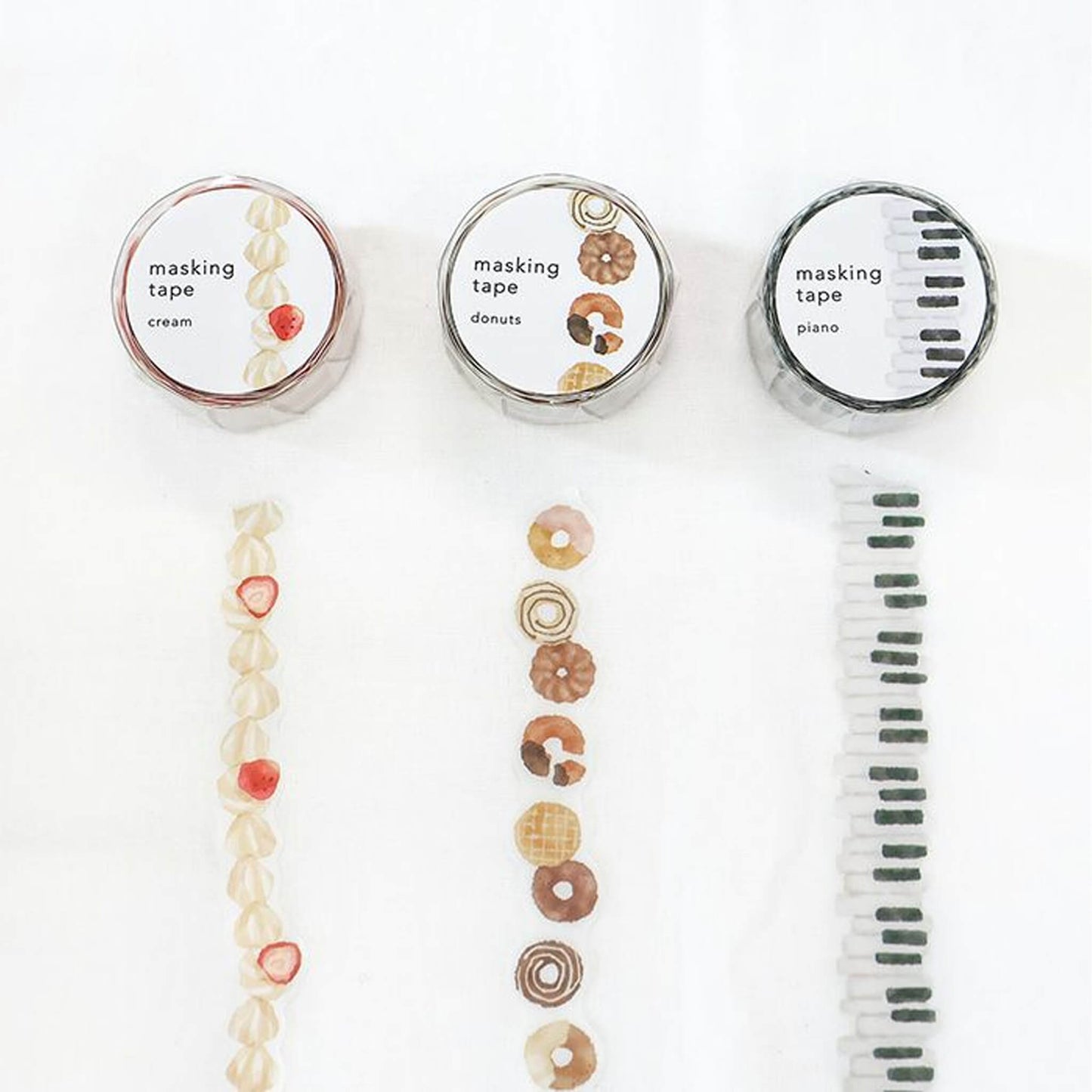 Mind Wave Die Cut Washi Tape - Piano - Washi Tapes