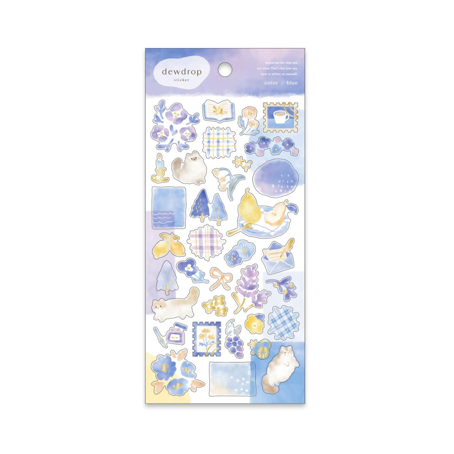 Mind Wave Dwedrop Sticker - Blue - Sticker Sheets