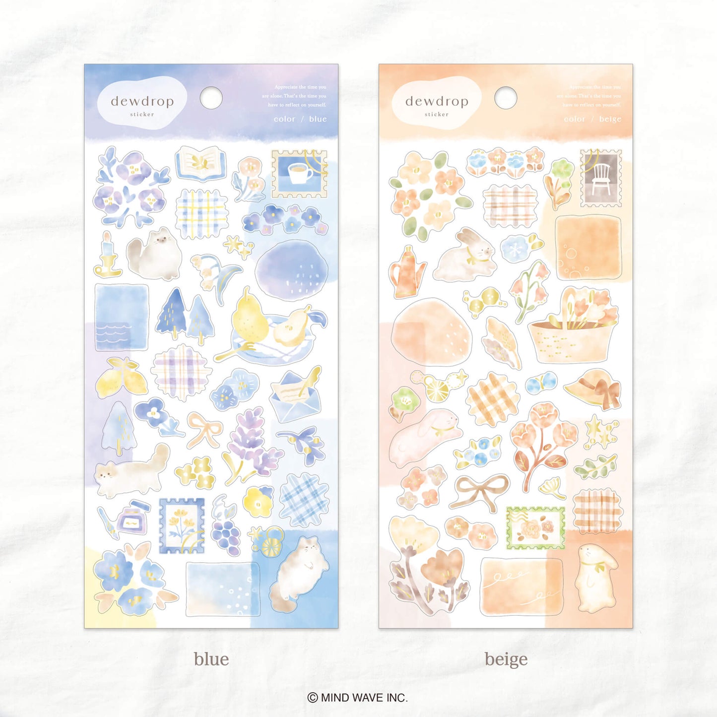 Mind Wave Dwedrop Sticker - Blue - Sticker Sheets
